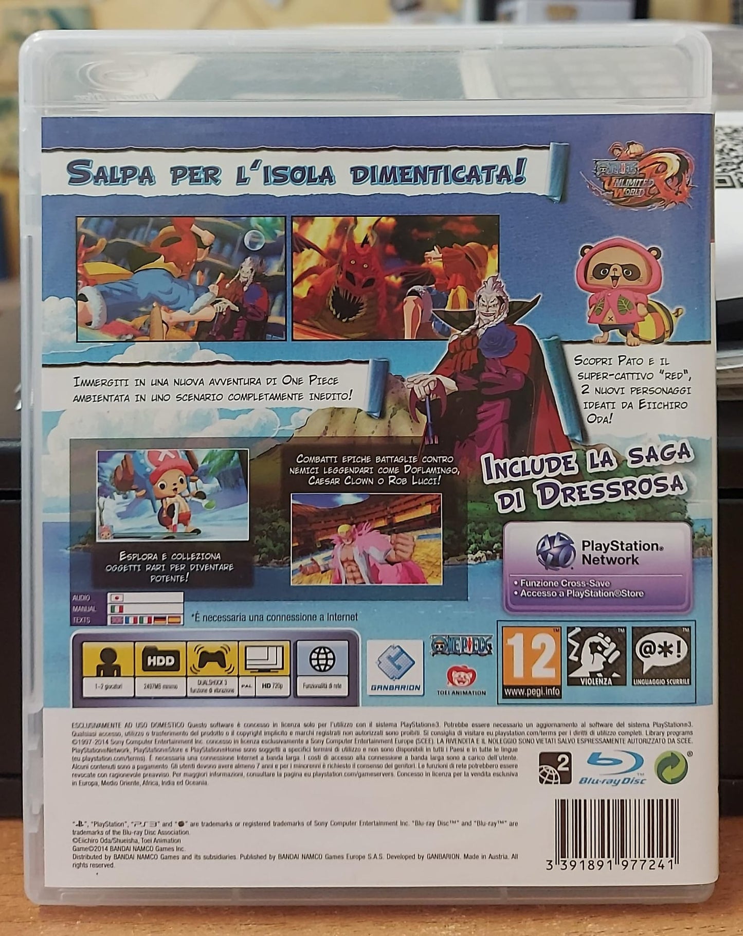 ONE PIECE UNLIMITED WORLD RED