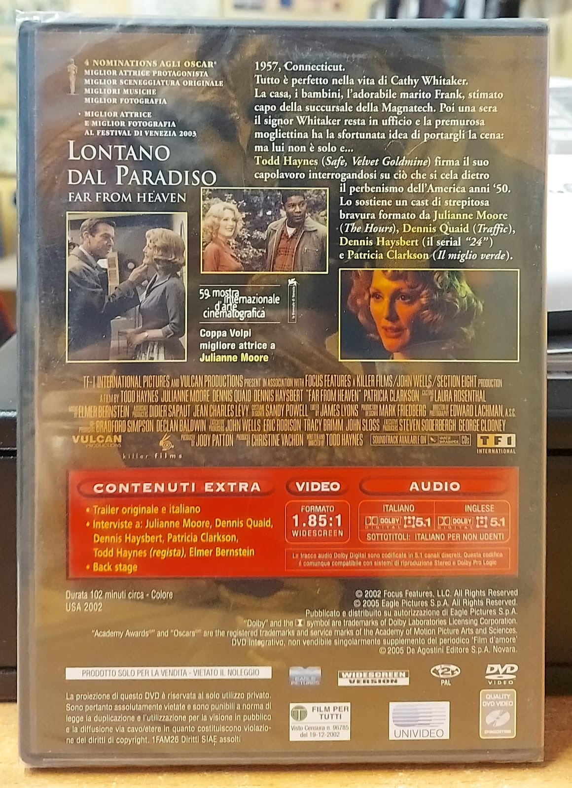 LONTANO DAL PARADISO - NUOVO MAI APERTO