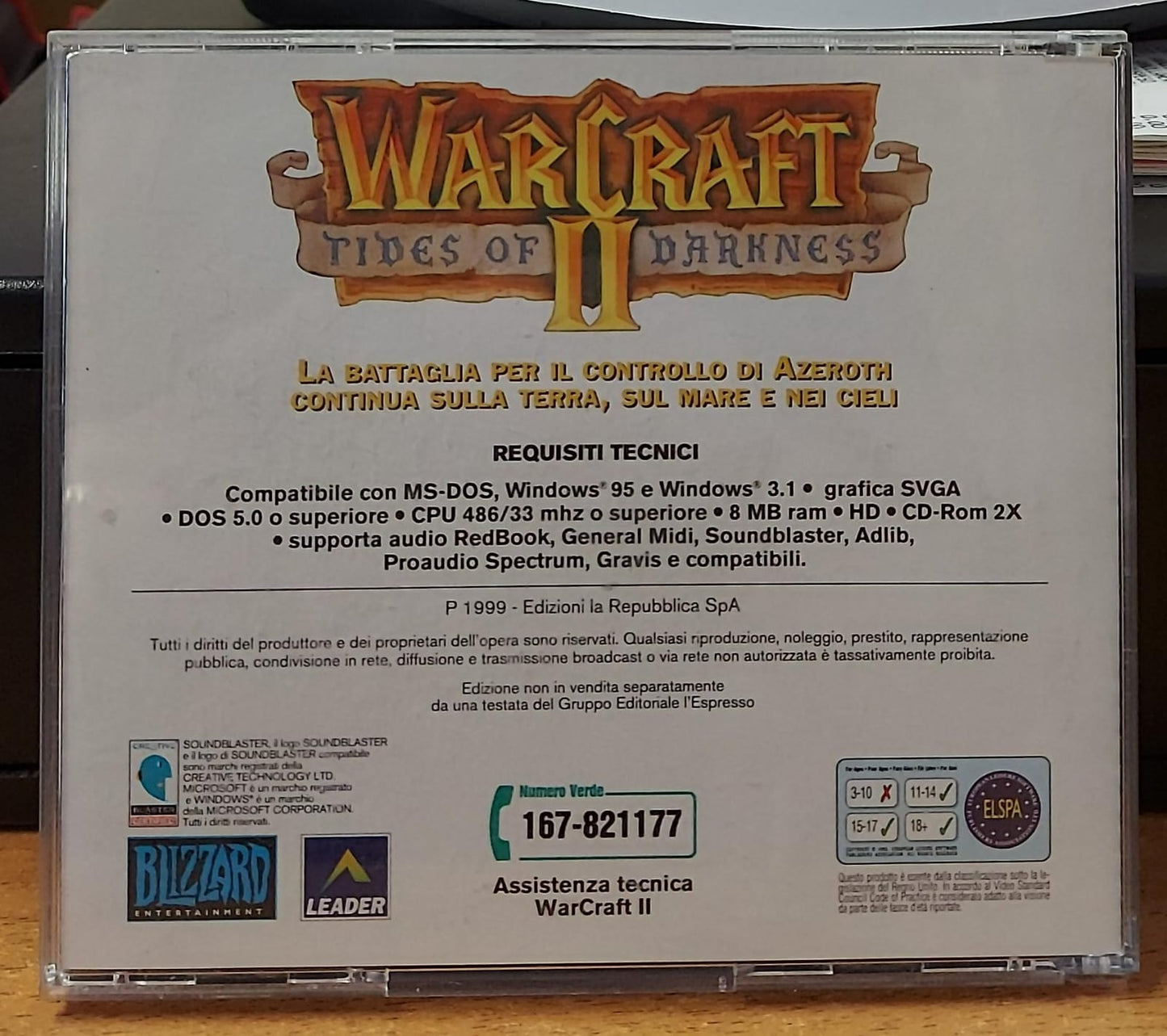 WARCRAFT 2 TIDES OF DARKNESS
