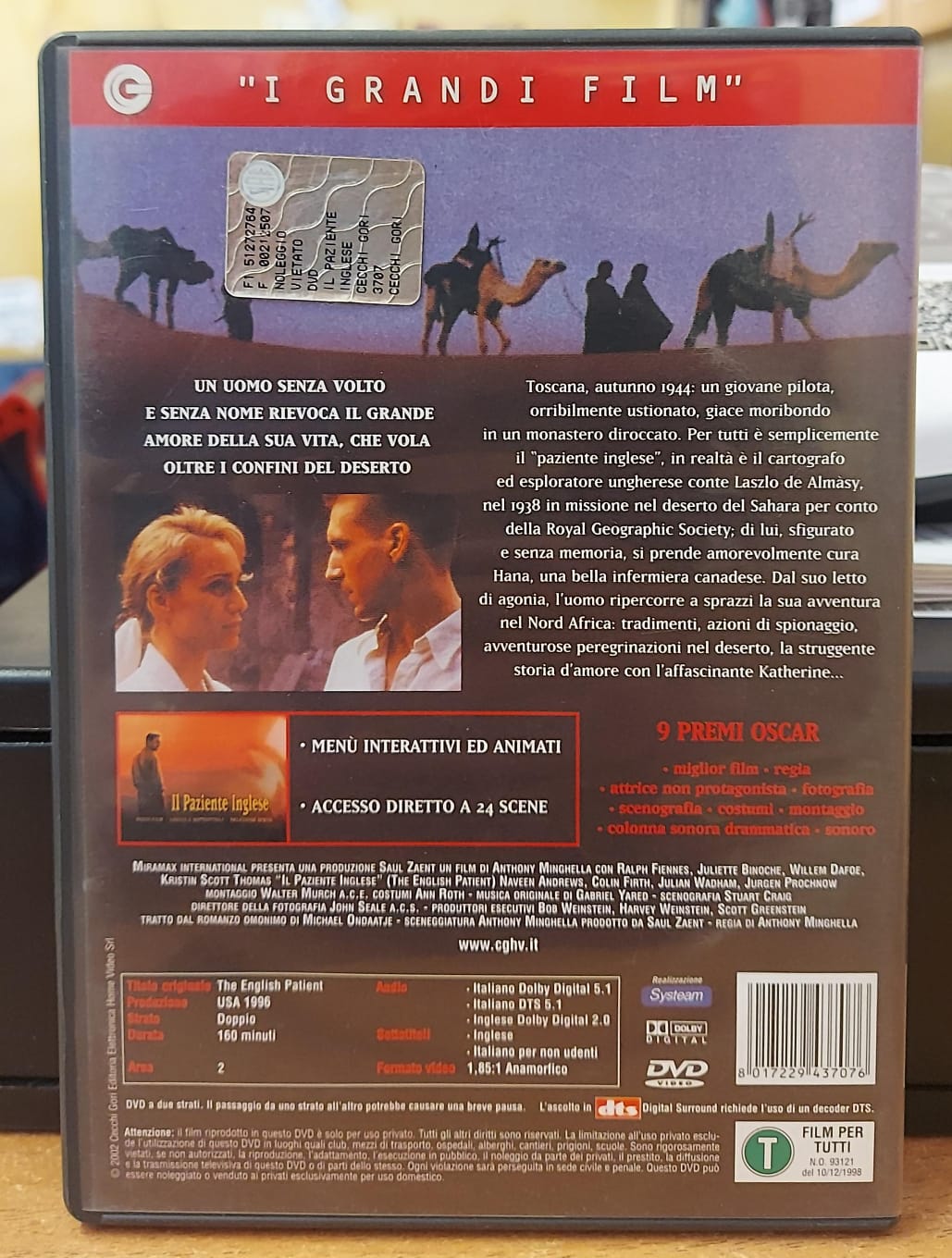 IL PAZIENTE INGLESE