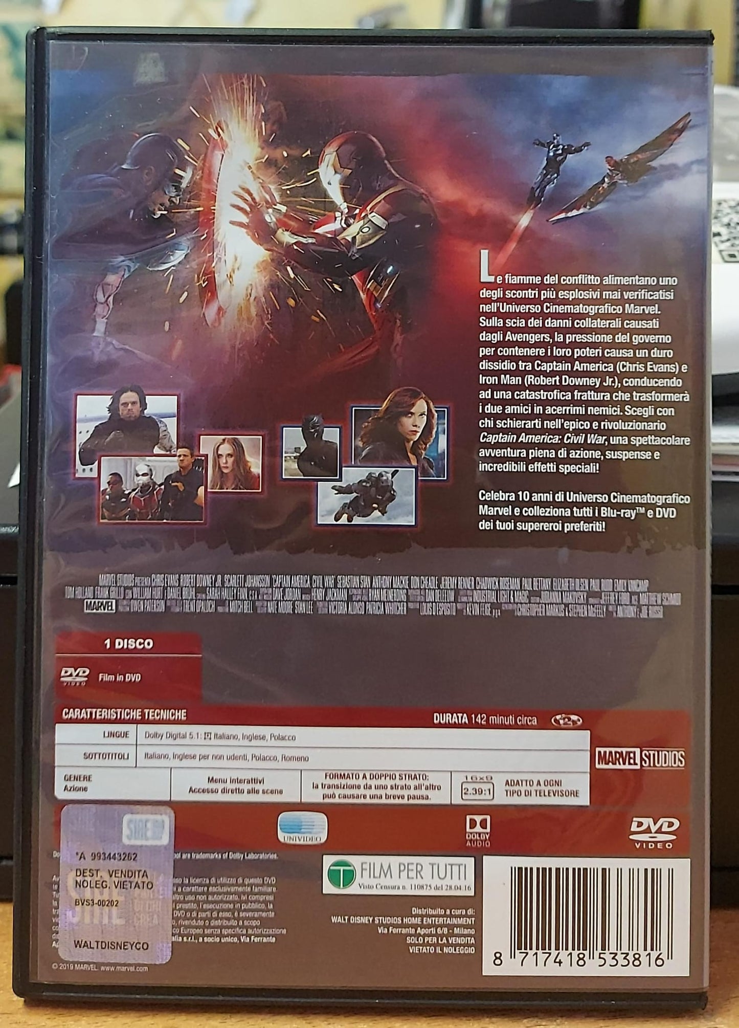 CAPTAIN AMERICA CIVIL WAR