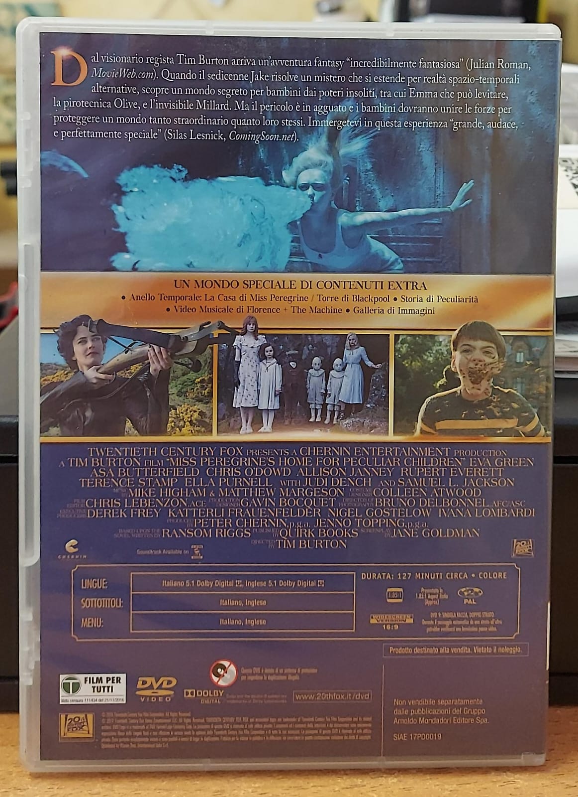 MISS PEREGRINE LA CASA DEI RAGAZZI SPECIALI