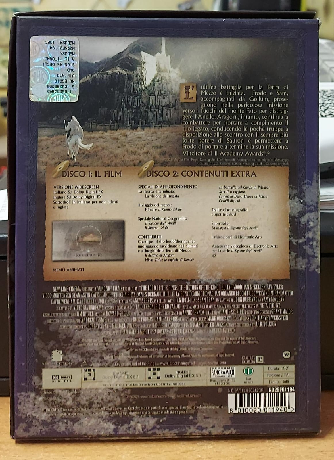 IL SIGNORE DEGLI ANELLI IL RITORNO DEL RE - DOPPIO DISCO