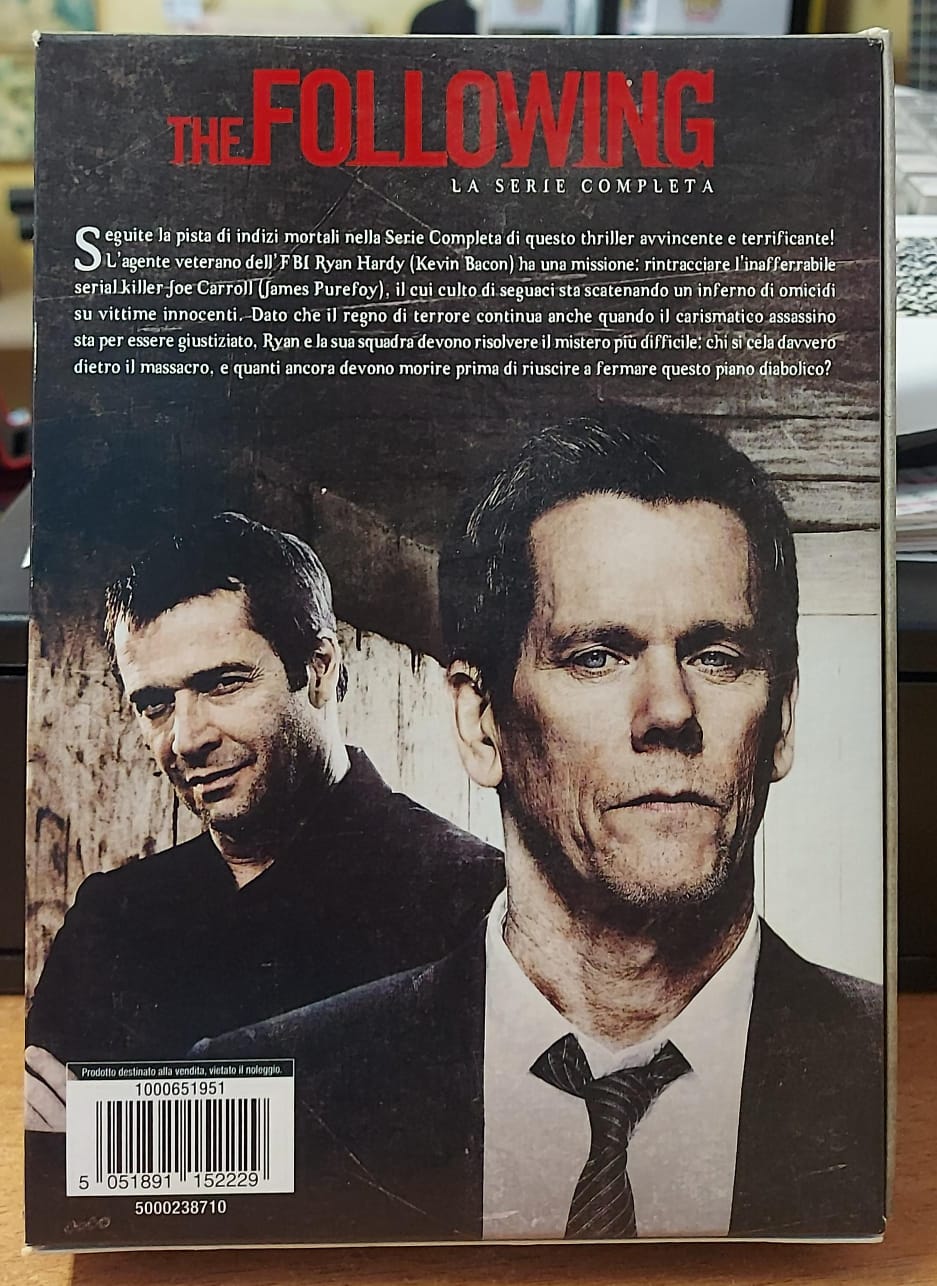 THE FOLLOWING - LA SERIE COMPLETA 12 DVD