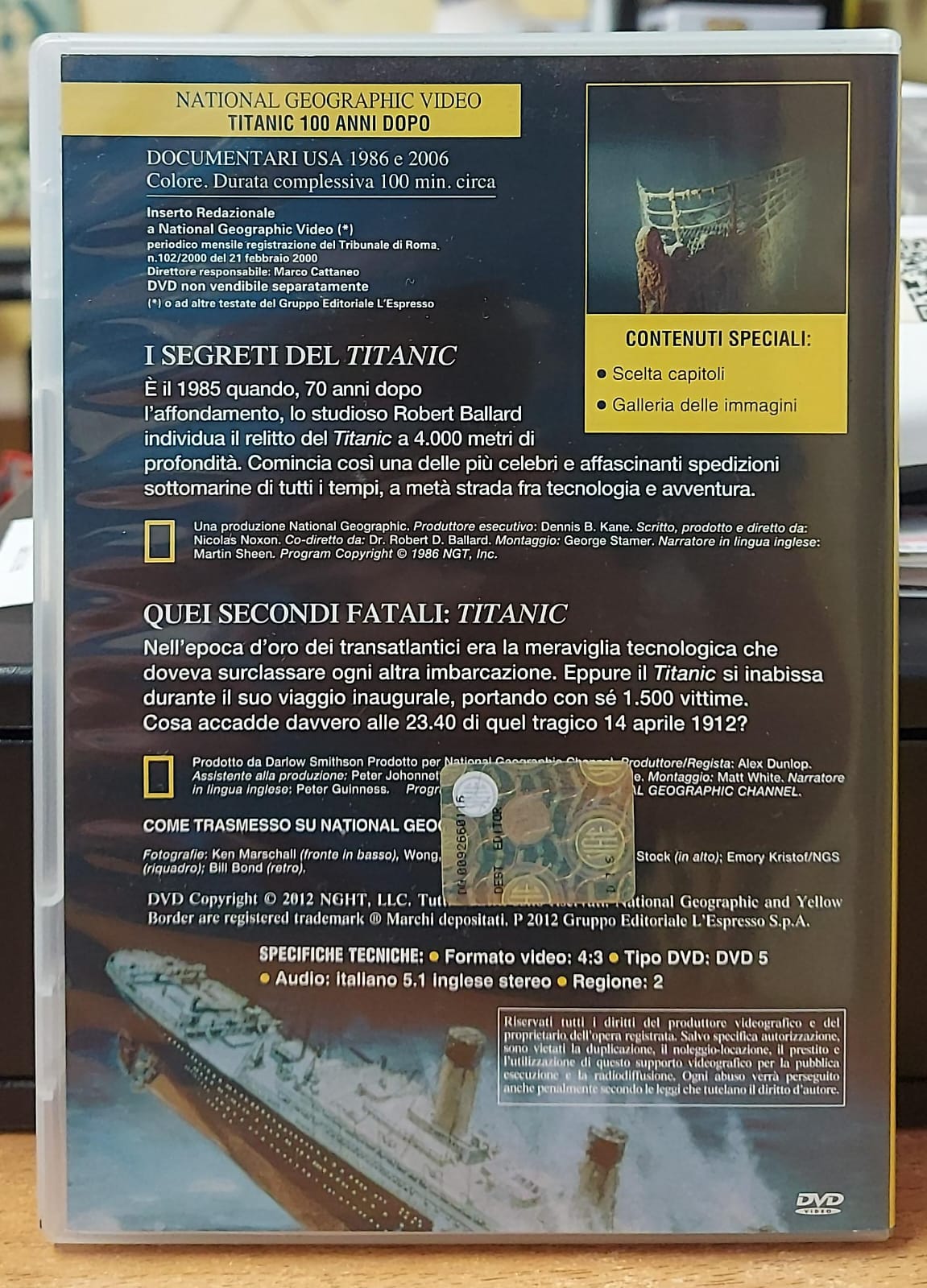 TITANIC 100 ANNI DOPO - DOPPIO DISCO