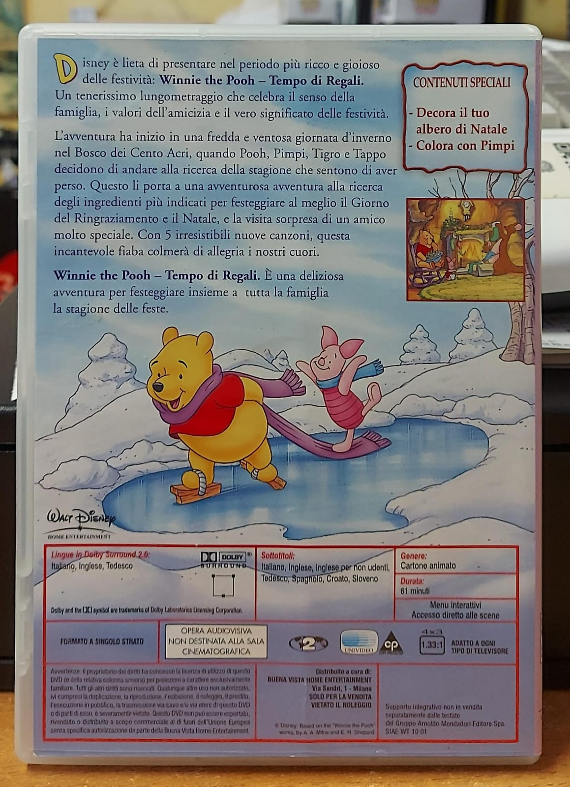 WINNIE THE POOH TEMPO DI REGALI