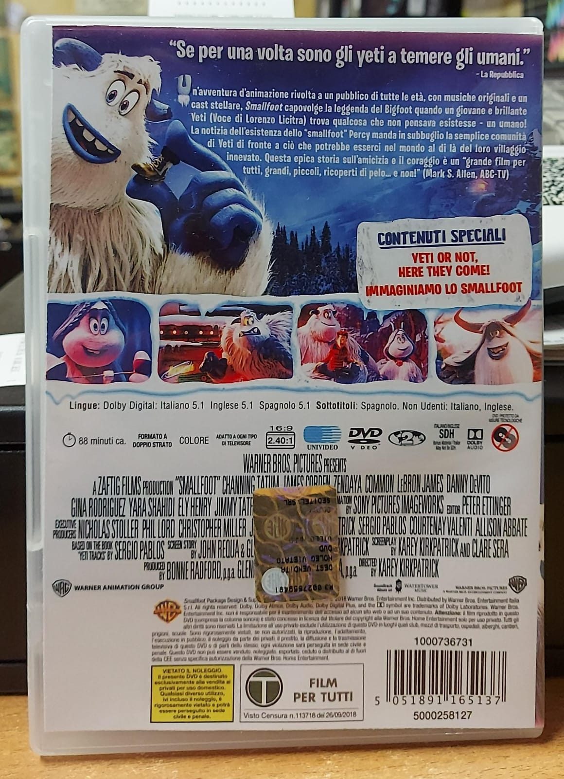 SMALLFOOT IL MIO AMICO DELLE NEVI