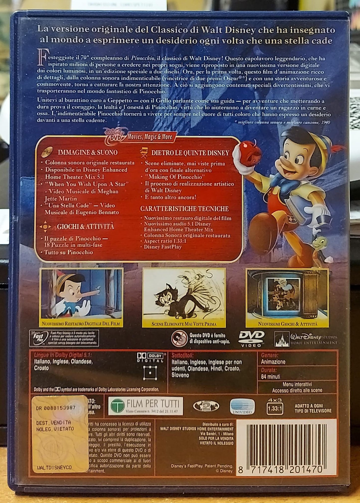 PINOCCHIO - EDIZIONE SPECIALE 2 DISCHI