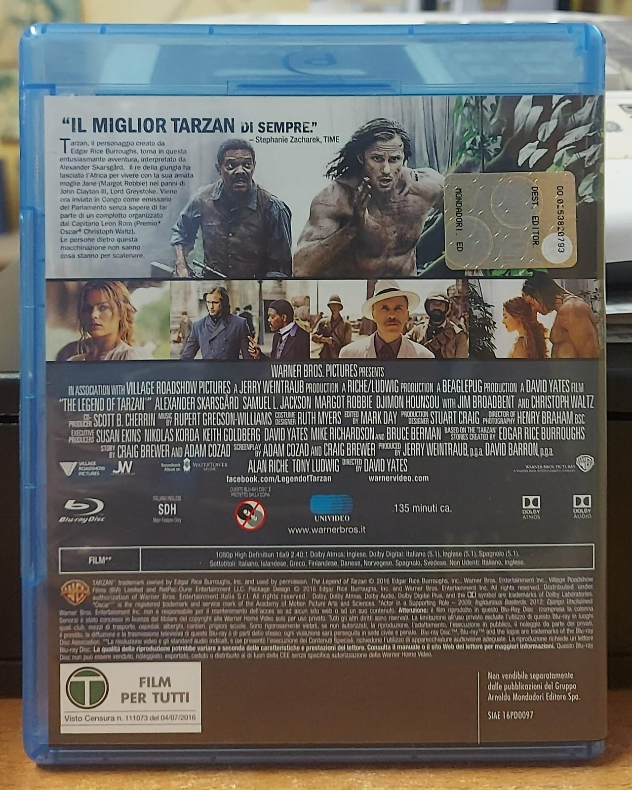 THE LEGEND OF TARZAN