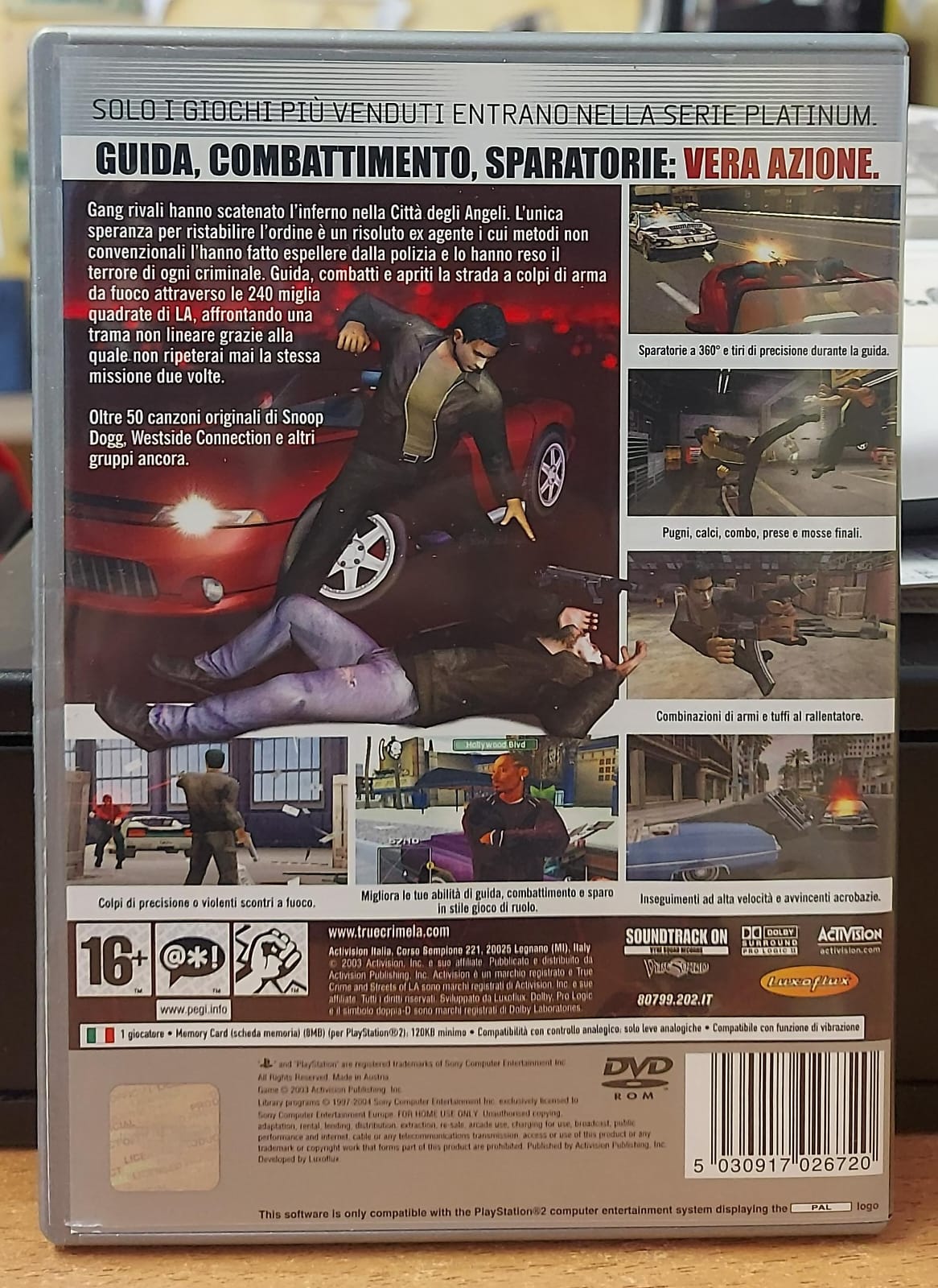 TRUE CRIME STREETS OF LA - PLATINUM