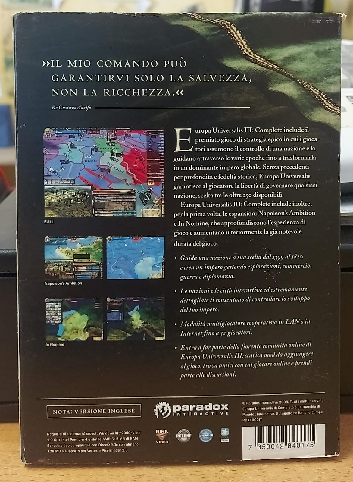 EUROPA UNIVERSALIS 3 COMPLETE