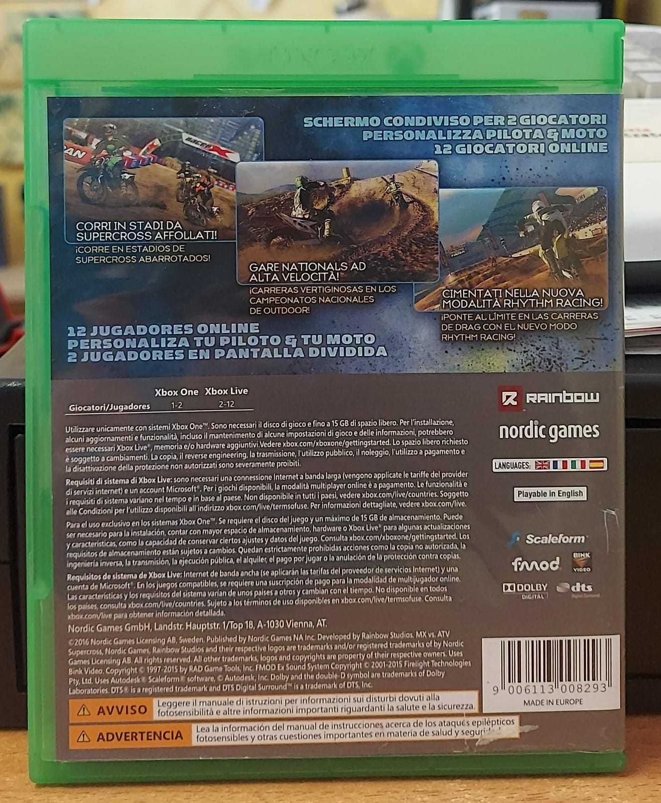 MX VS ATV SUPERCROSS ENCORE