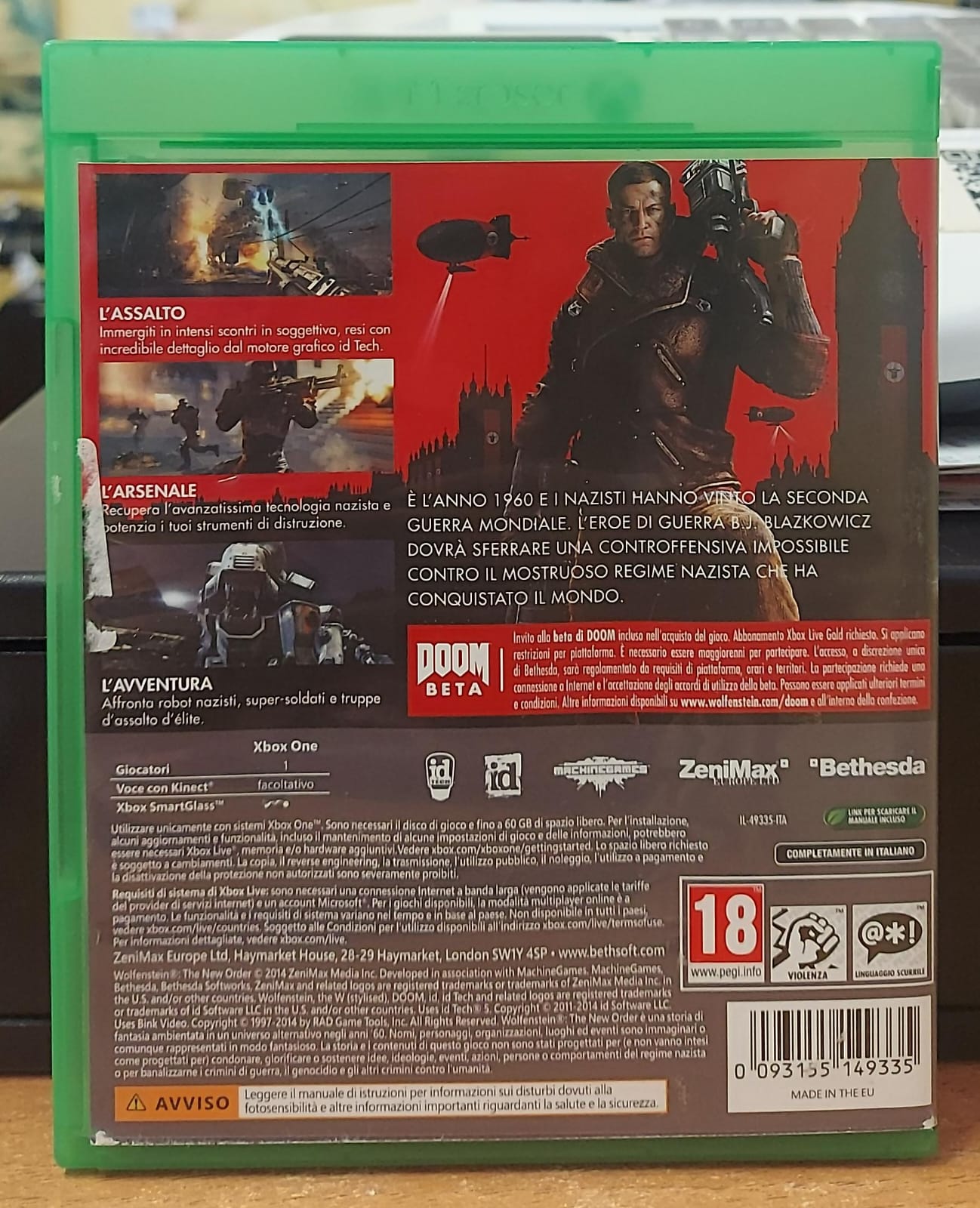 WOLFENSTEIN THE NEW ORDER