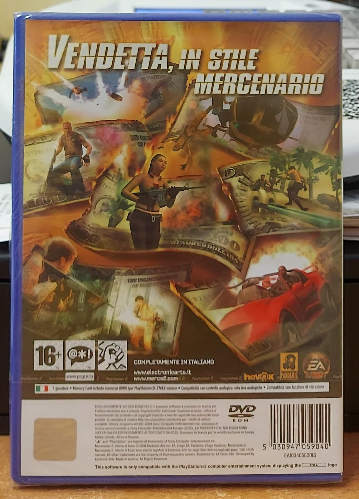 MERCENARIES 2 INFERNO DI FUOCO - NUOVO MAI APERTO