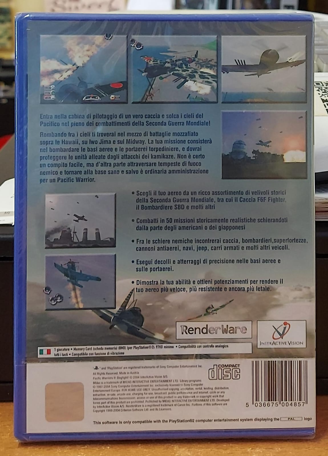 PACIFIC WARRIORS 2 DOGFIGHT - NUOVO MAI APERTO