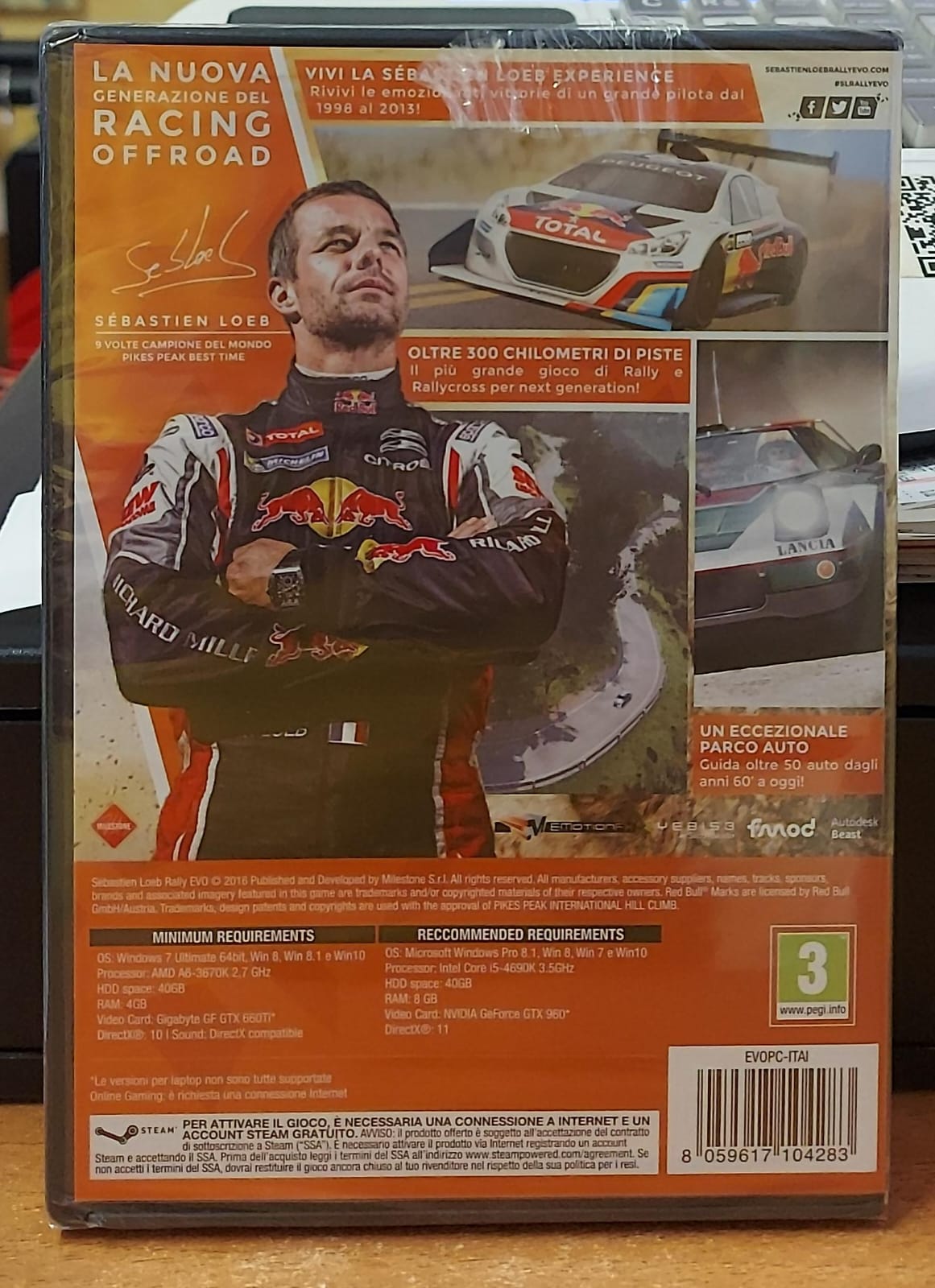 SEBASTIEN LOEB RALLY EVO - NUOVO MAI APERTO