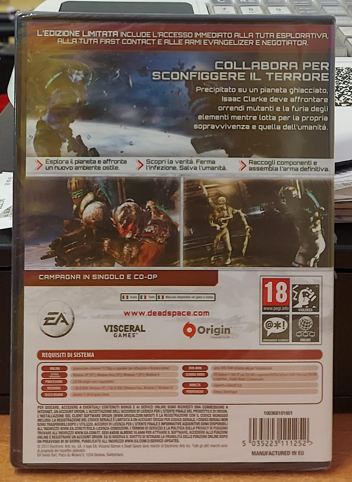 DEAD SPACE 3 LIMITED EDITION - NUOVO MAI APERTO