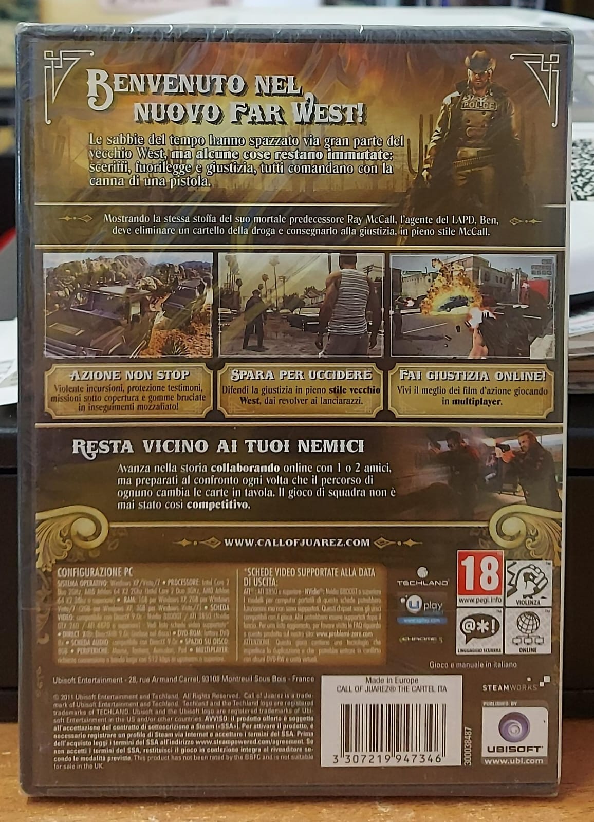 CALL OF JUAREZ THE CARTEL - NUOVO MAI APERTO