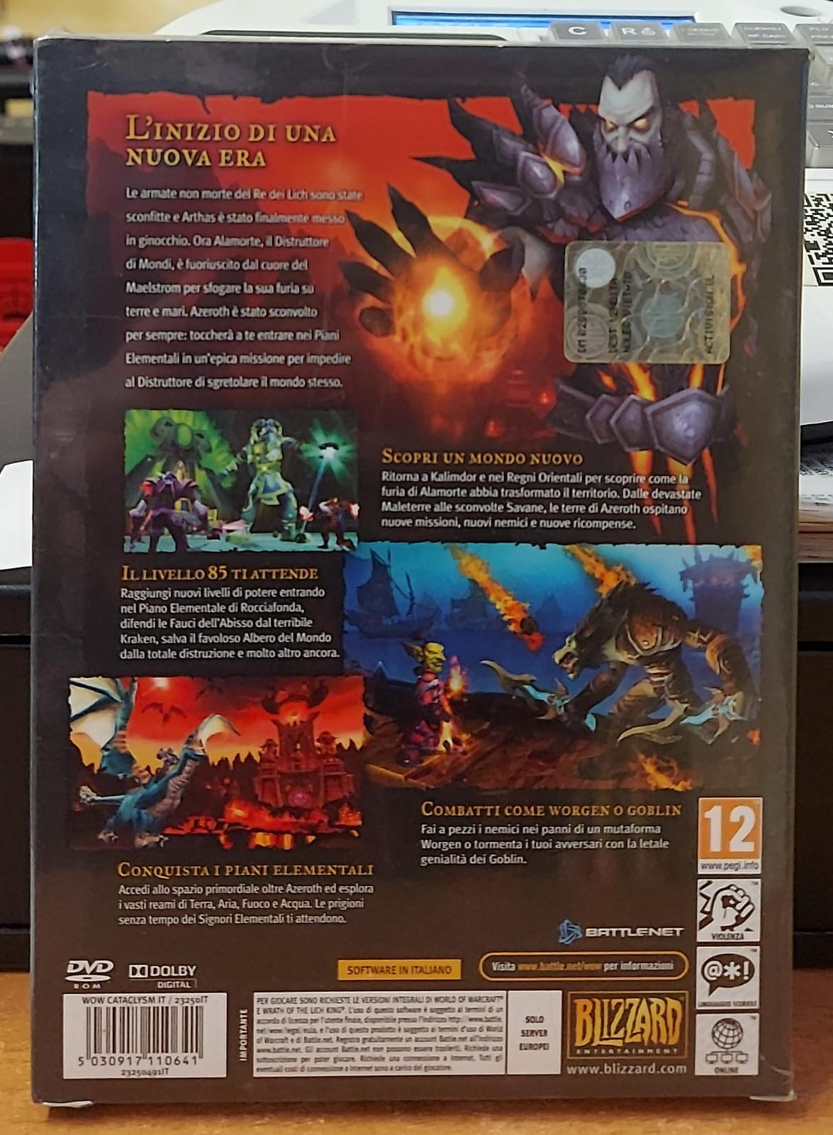 WORLD OF WARCRAFT CATACLYSM - NUOVO MAI APERTO