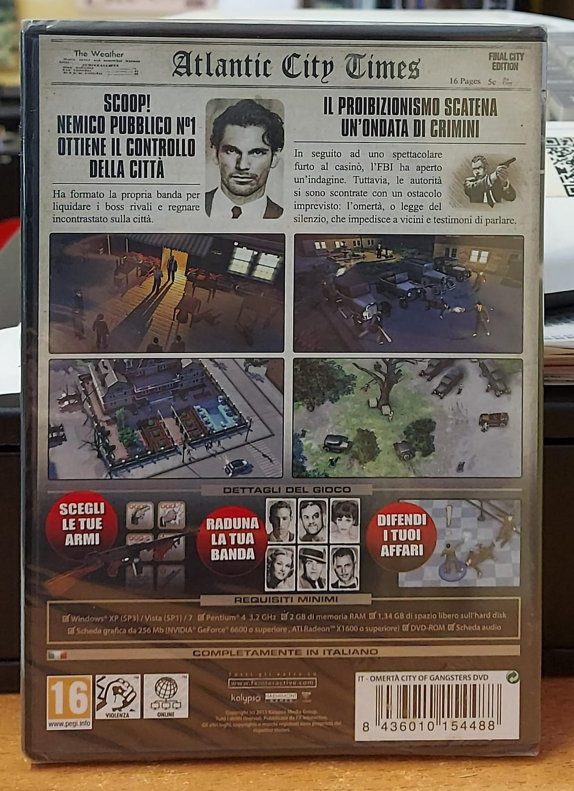 OMERTA' CITY OF GANGSTERS - NUOVO MAI APERTO