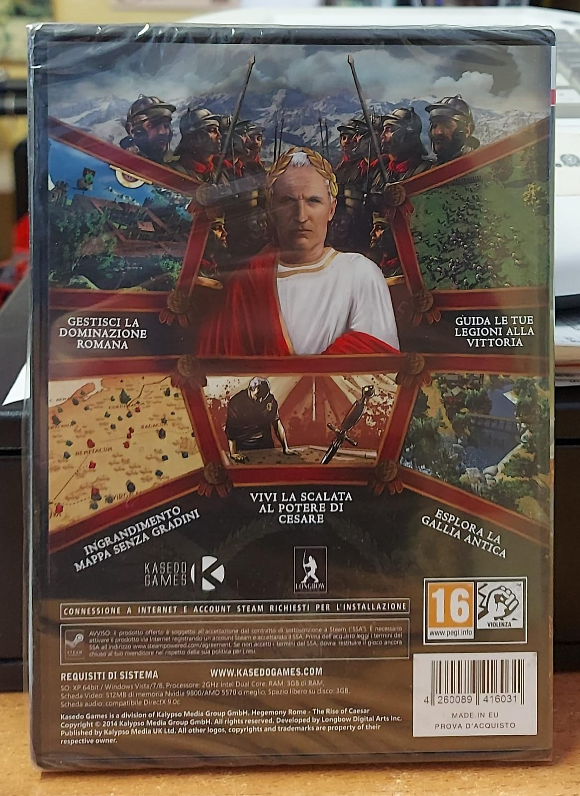 HEGEMONY ROME THE RISE OF CAESAR - NUOVO MAI APERTO