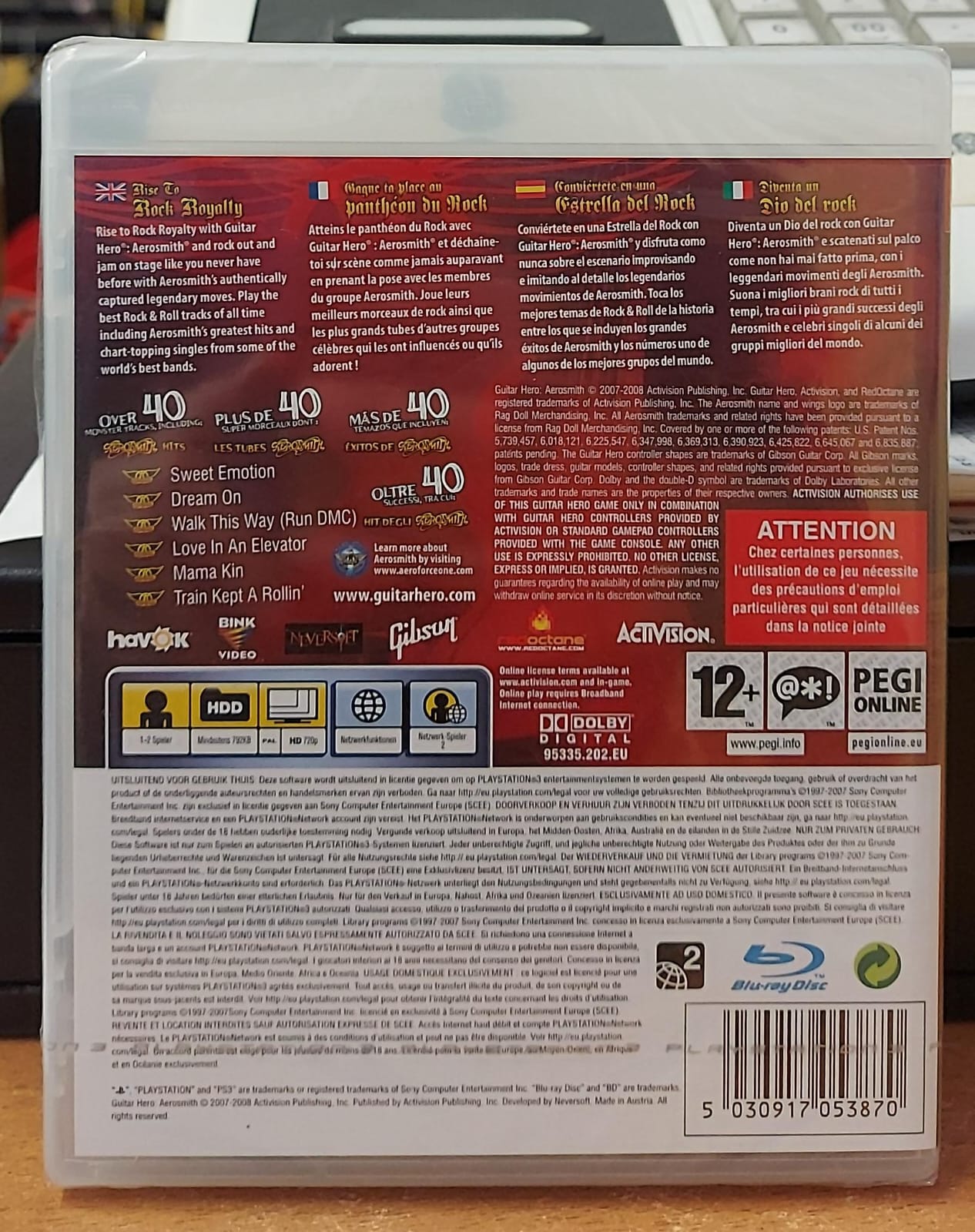 GUITAR HERO AEROSMITH - NUOVO MAI APERTO
