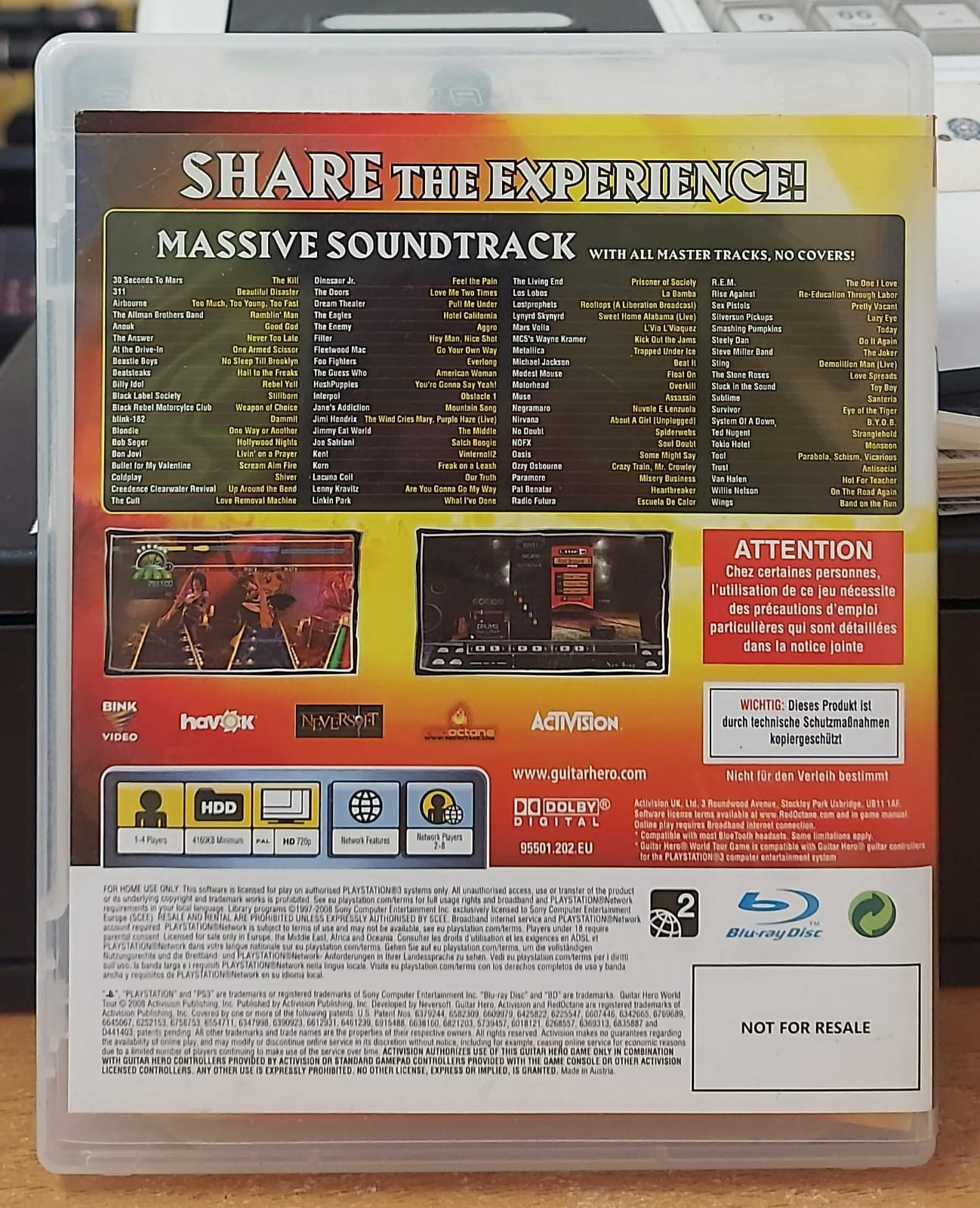 GUITAR HERO WORLD TOUR