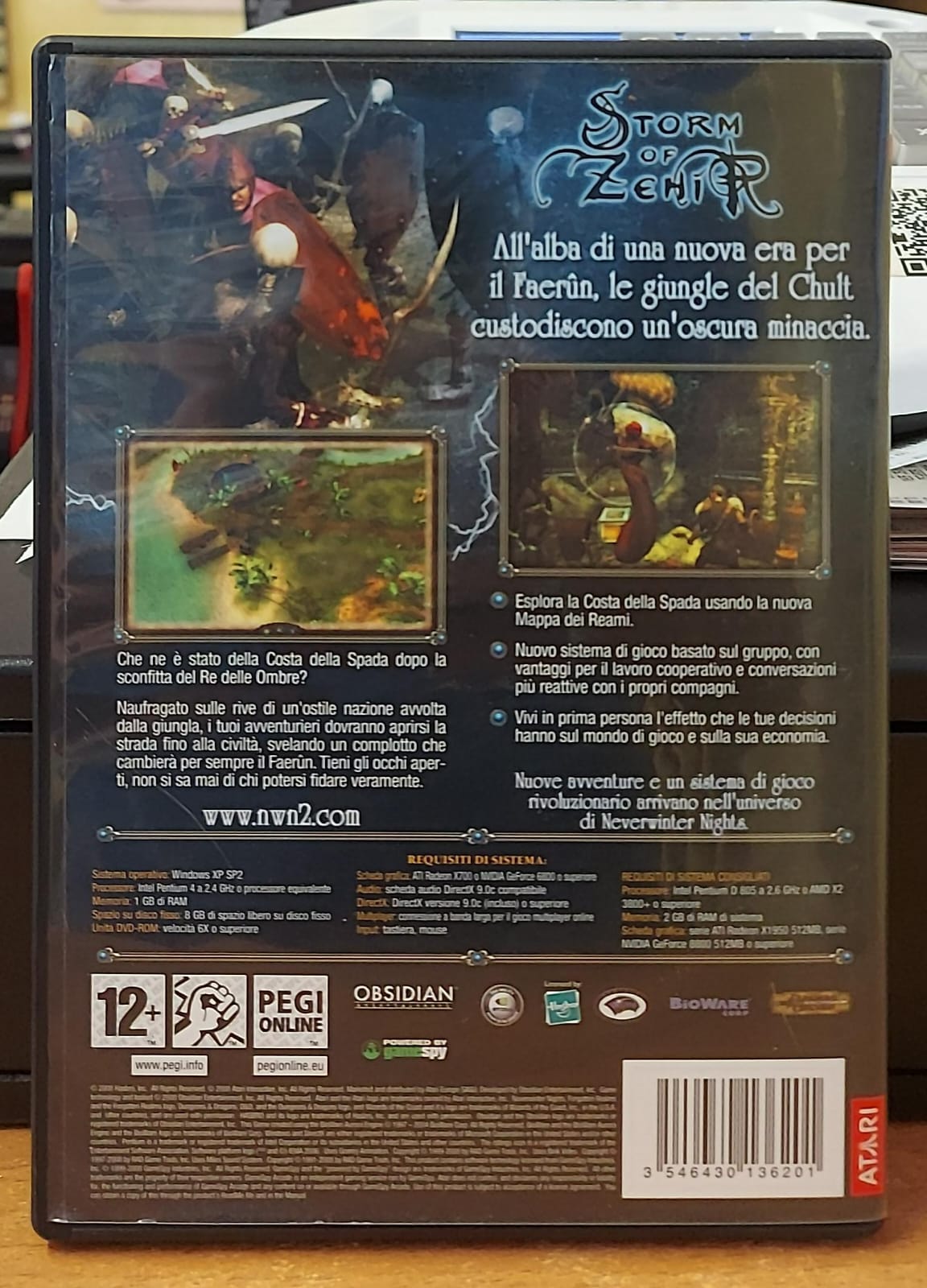NEVERWINTER NIGHTS 2 - STORM OF ZEHIR - ESPANSIONE