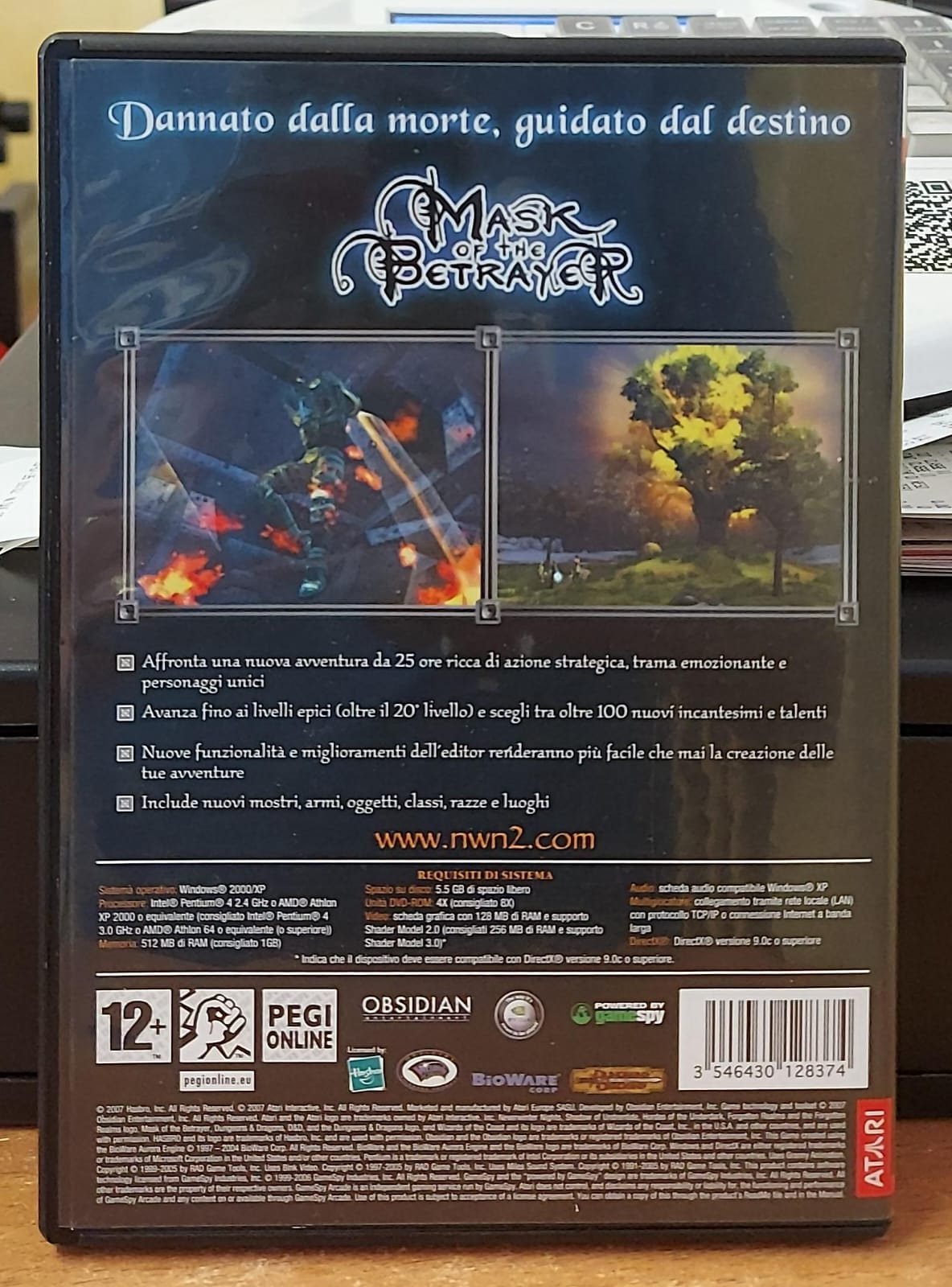 NEVERWINTER NIGHTS 2 - MASK OF THE BETRAYER - ESPANSIONE