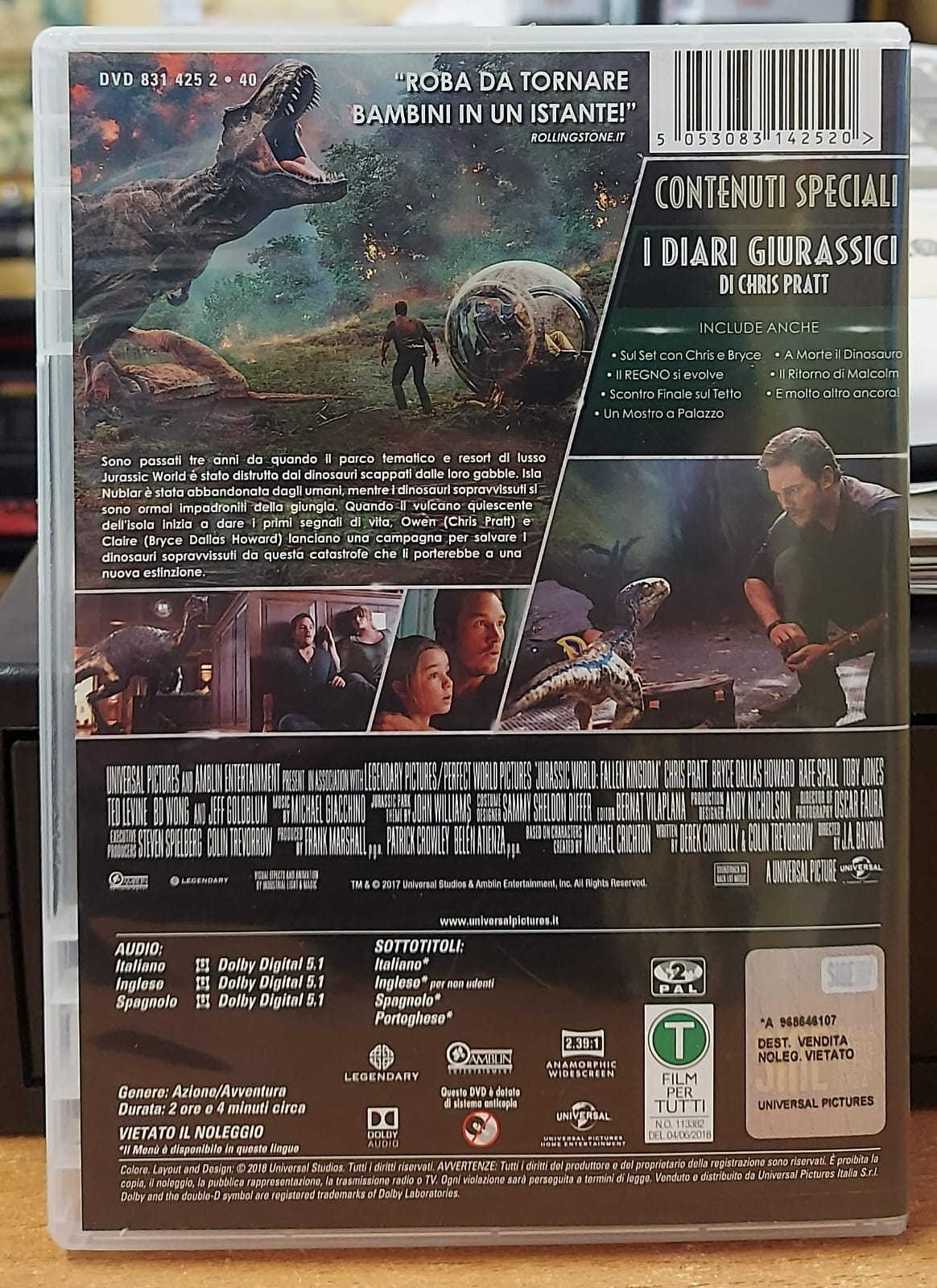 JURASSIC WORLD IL REGNO DISTRUTTO