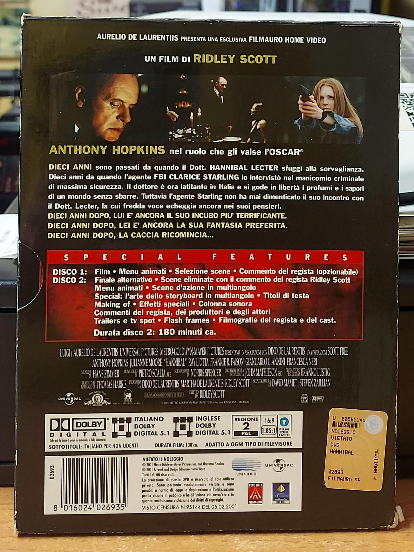HANNIBAL - SPECIAL EDITION 2 DVD