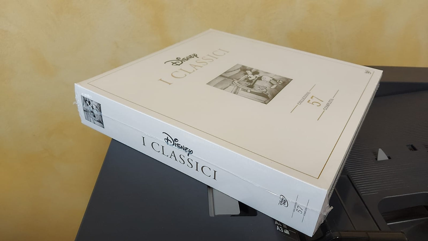 COFANETTO I CLASSICI DISNEY COLLEZIONE COMPLETA 57 DVD - NUOVO MAI APERTO