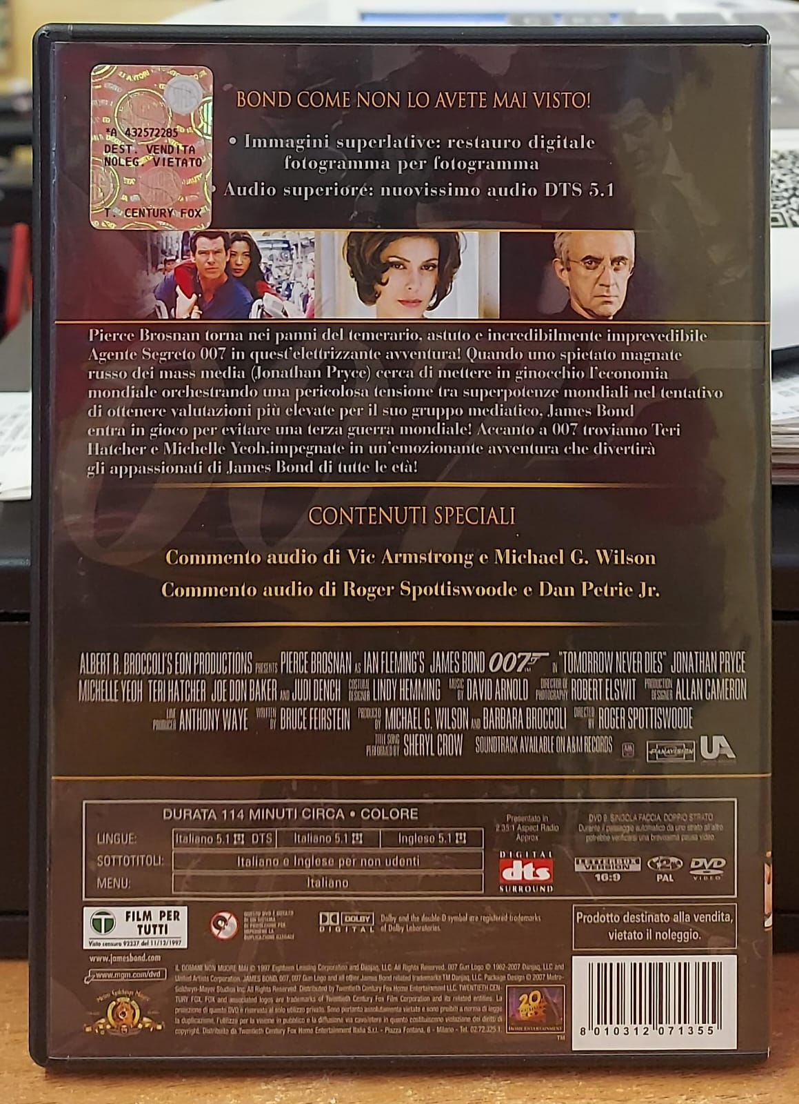007 IL DOMANI NON MUORE MAI