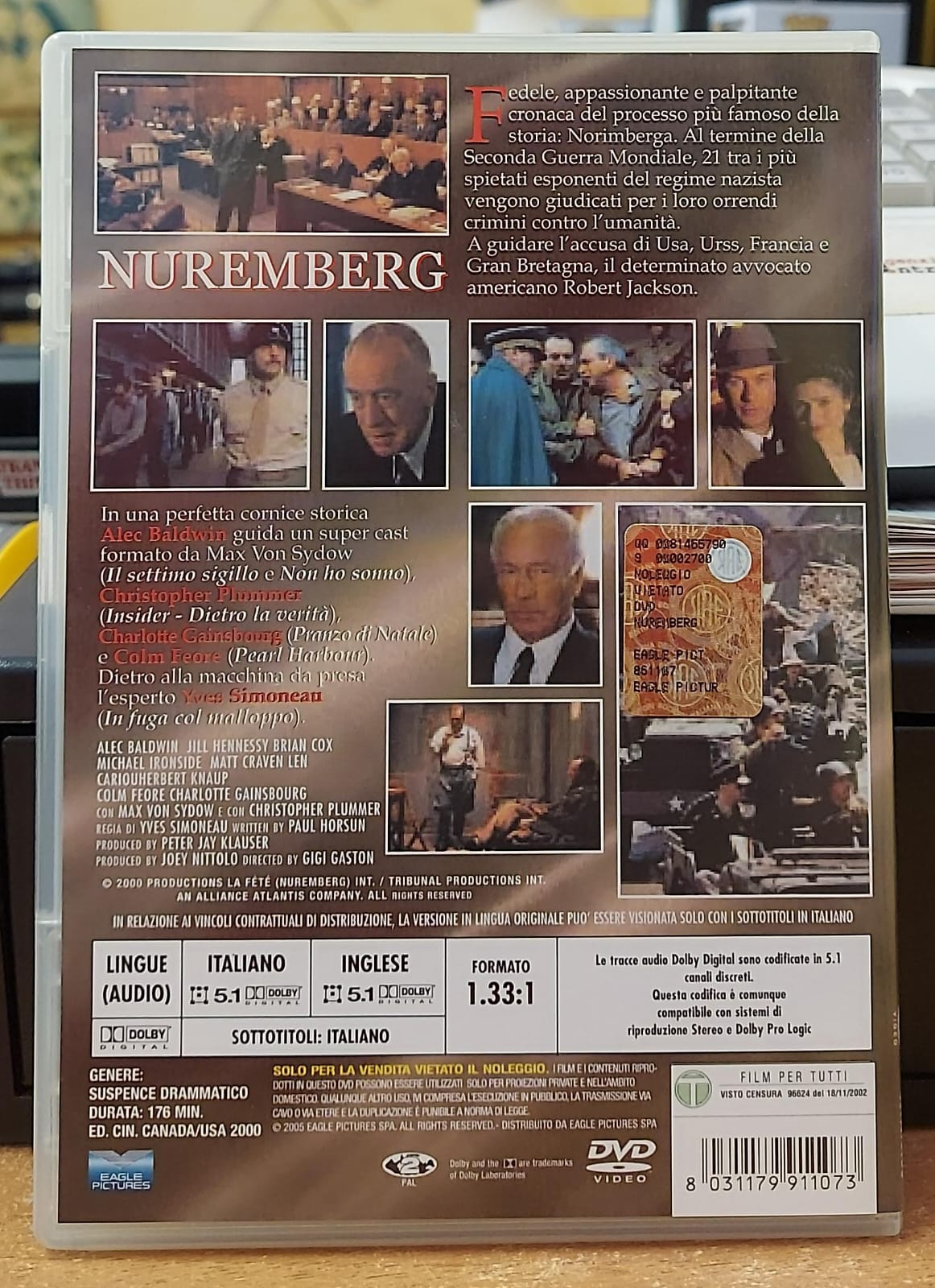 NUREMBERG IL PROCESSO DI NORIMBERGA - DUE DISCHI