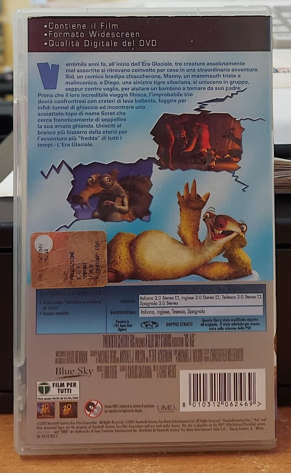 L'ERA GLACIALE - UMD FILM