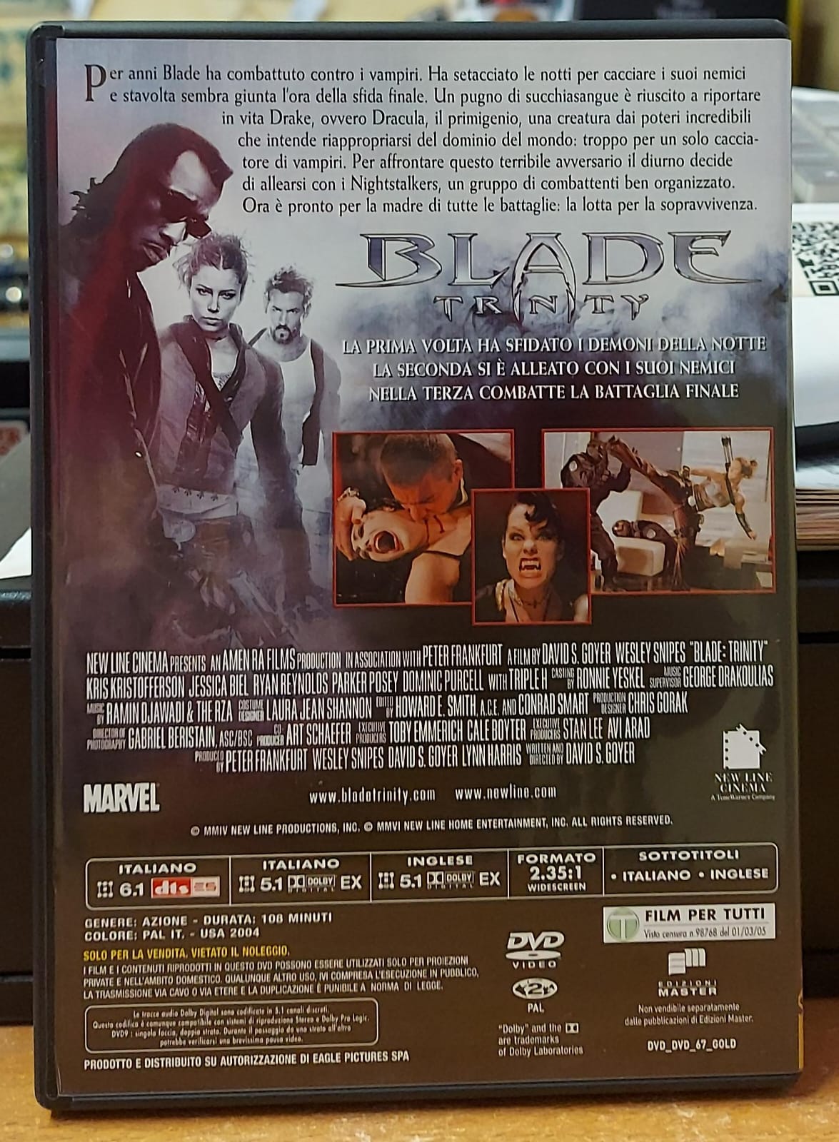 BLADE TRINITY - EXTENDED VERSION