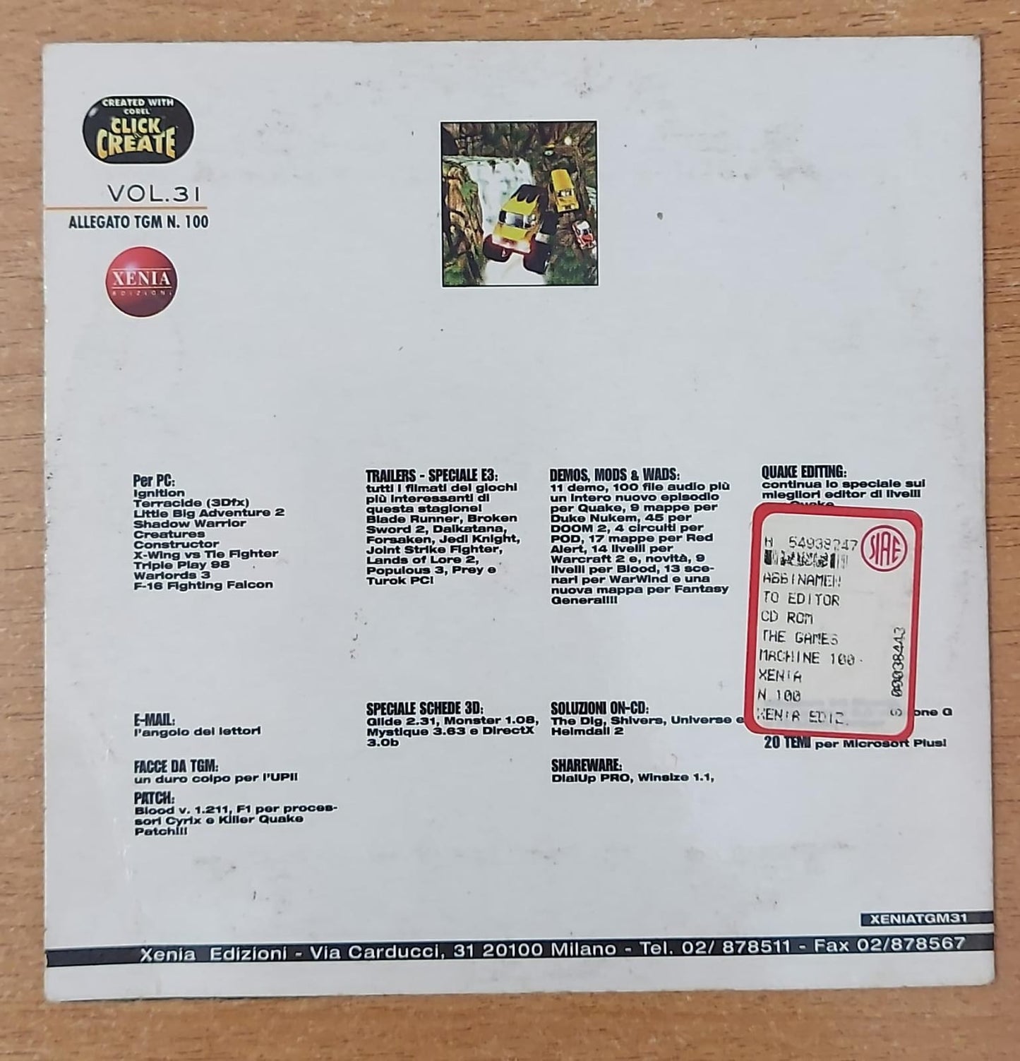 THE GAMES MACHINE PC CD-ROM VOL.31