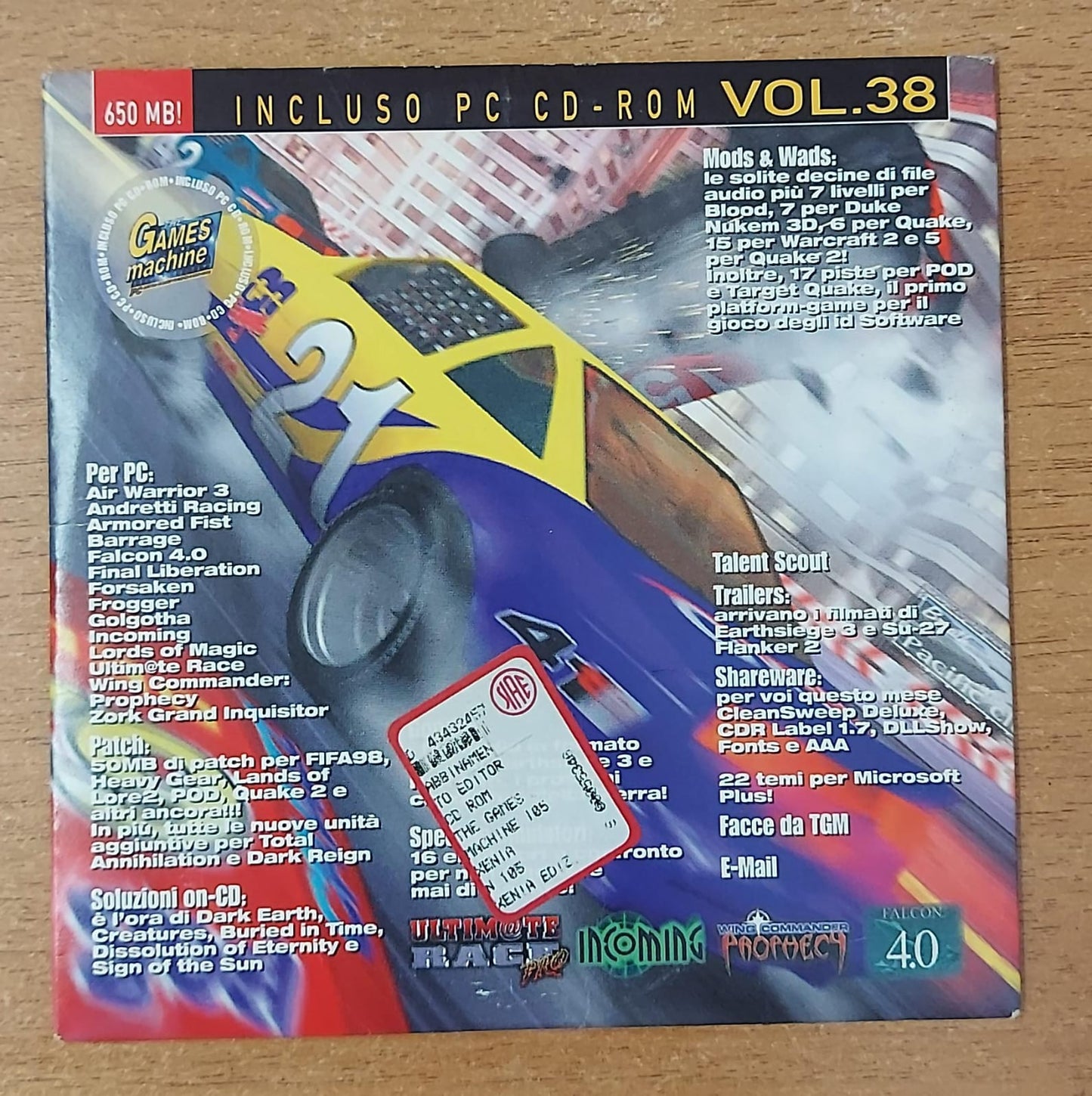 THE GAMES MACHINE PC CD-ROM VOL.38