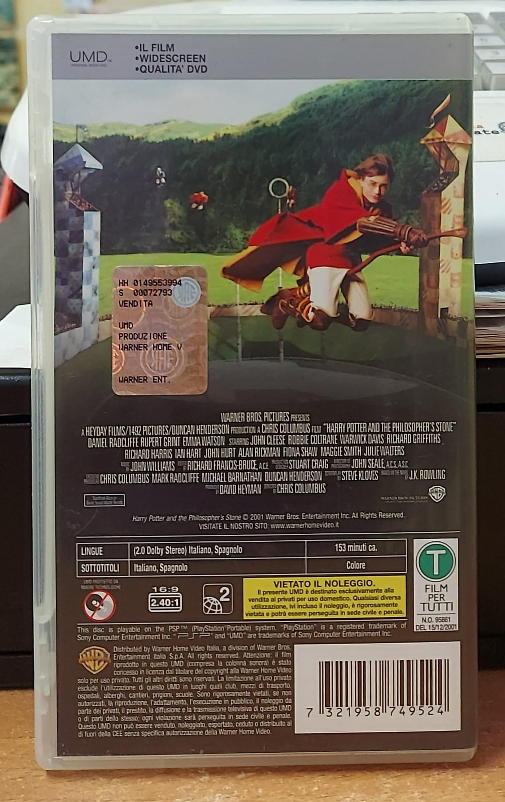 HARRY POTTER E LA PIETRA FILOSOFALE - UMD FILM