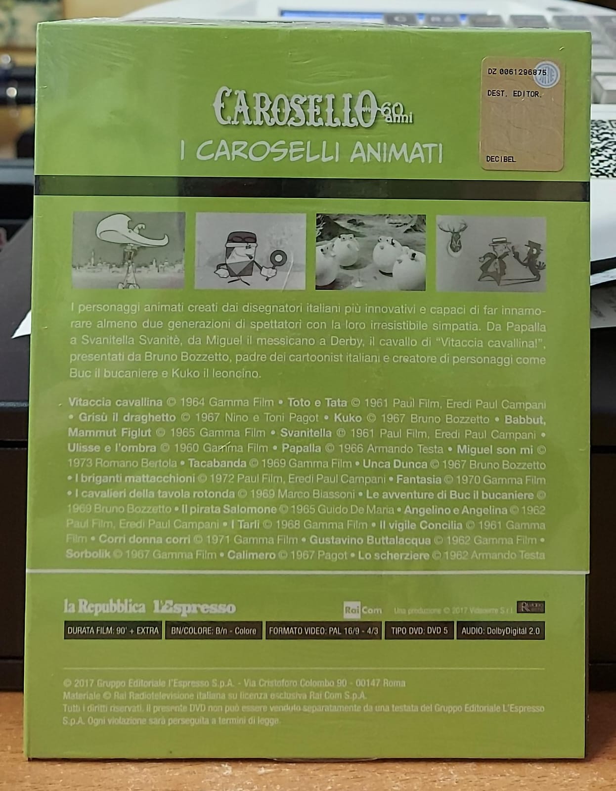 CAROSELLO 60 ANNI VOL.2 I CAROSELLI ANIMATI - NUOVO MAI APERTO
