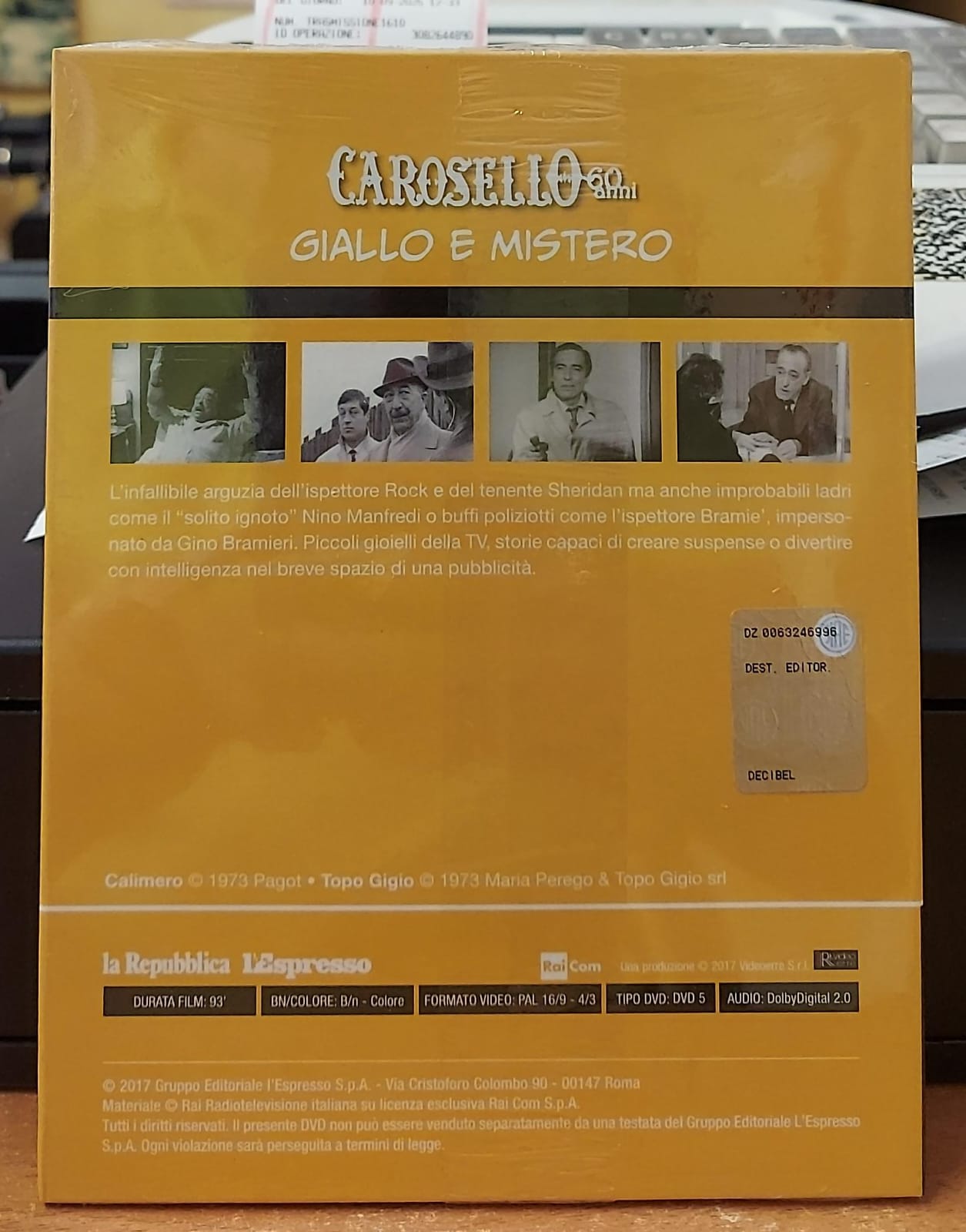CAROSELLO 60 ANNI VOL.4 GIALLO E MISTERO - NUOVO MAI APERTO