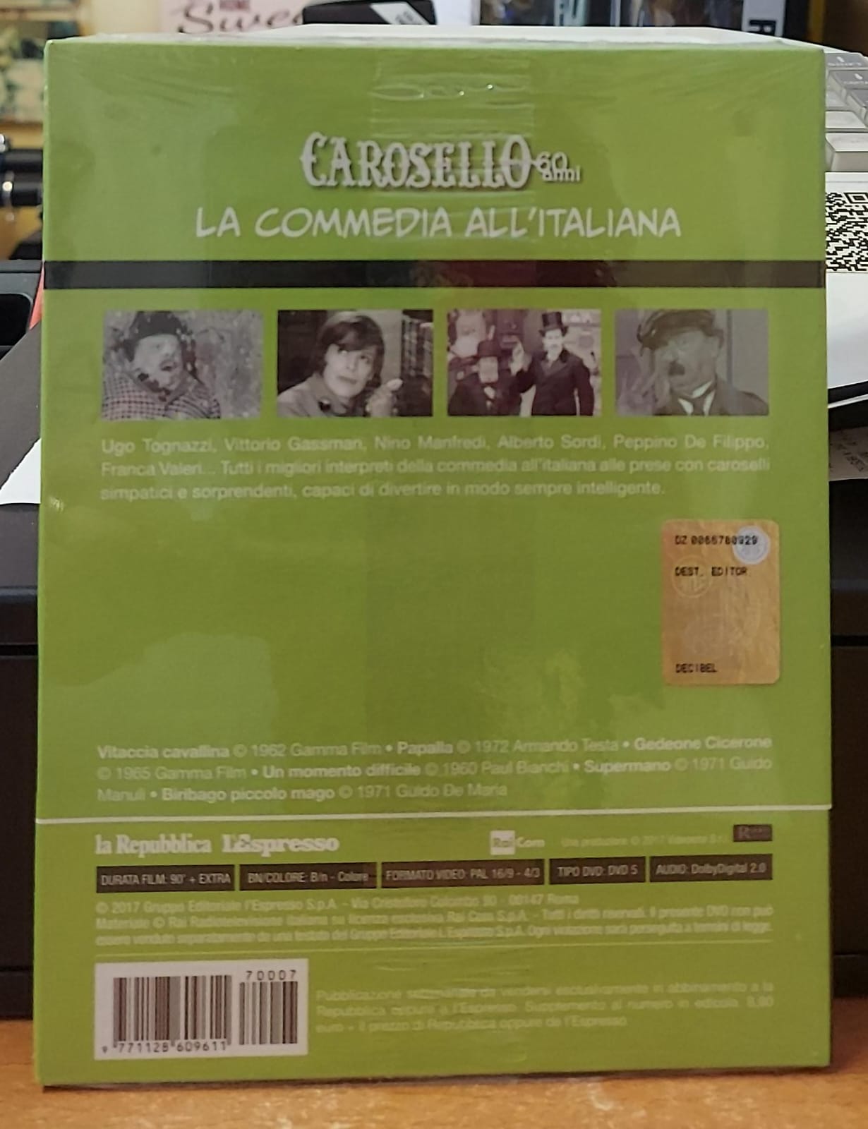 CAROSELLO 60 ANNI VOL.7 LA COMMEDIA ALL'ITALIANA - NUOVO MAI APERTO