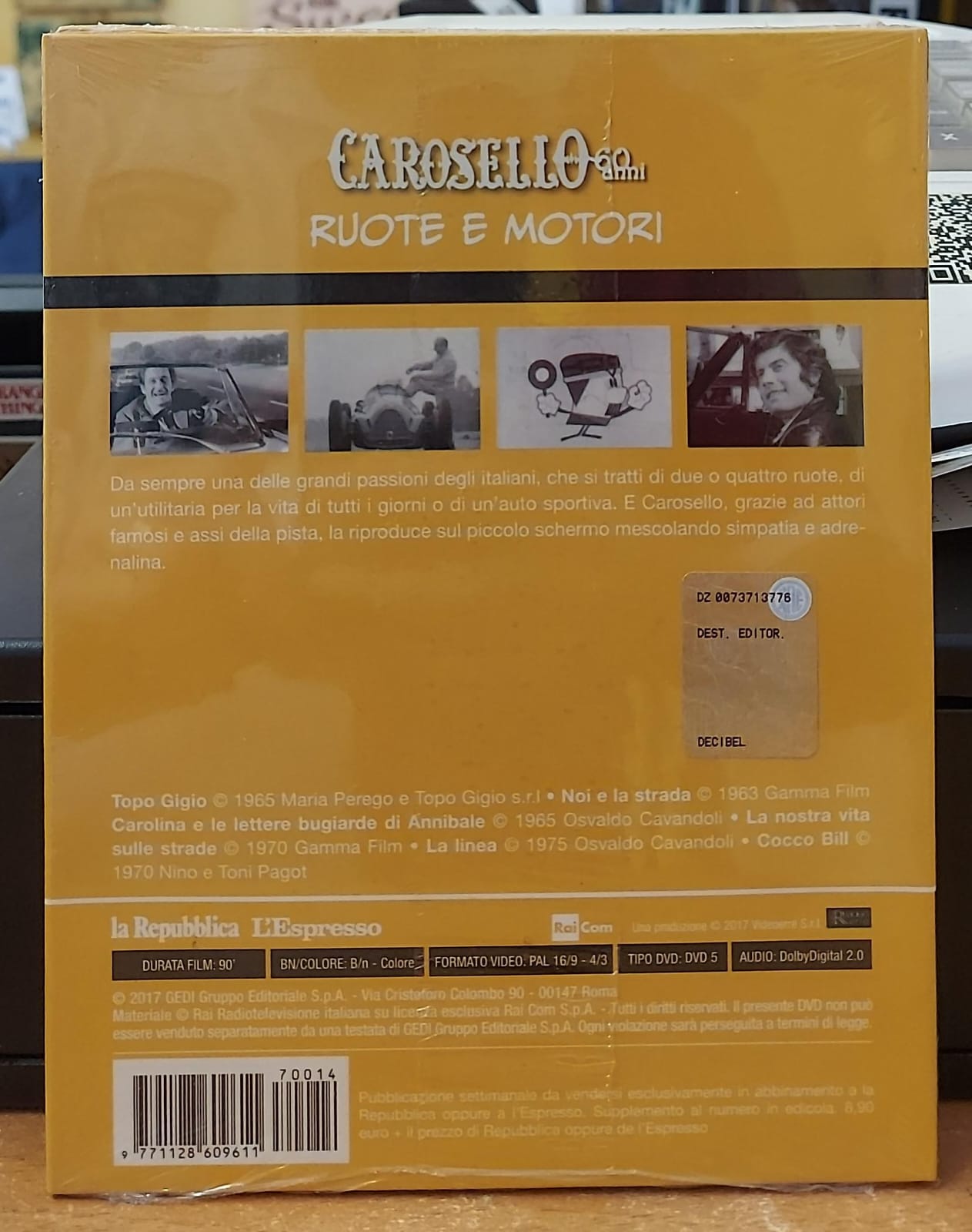 CAROSELLO 60 ANNI VOL.14 RUOTE E MOTORI - NUOVO MAI APERTO