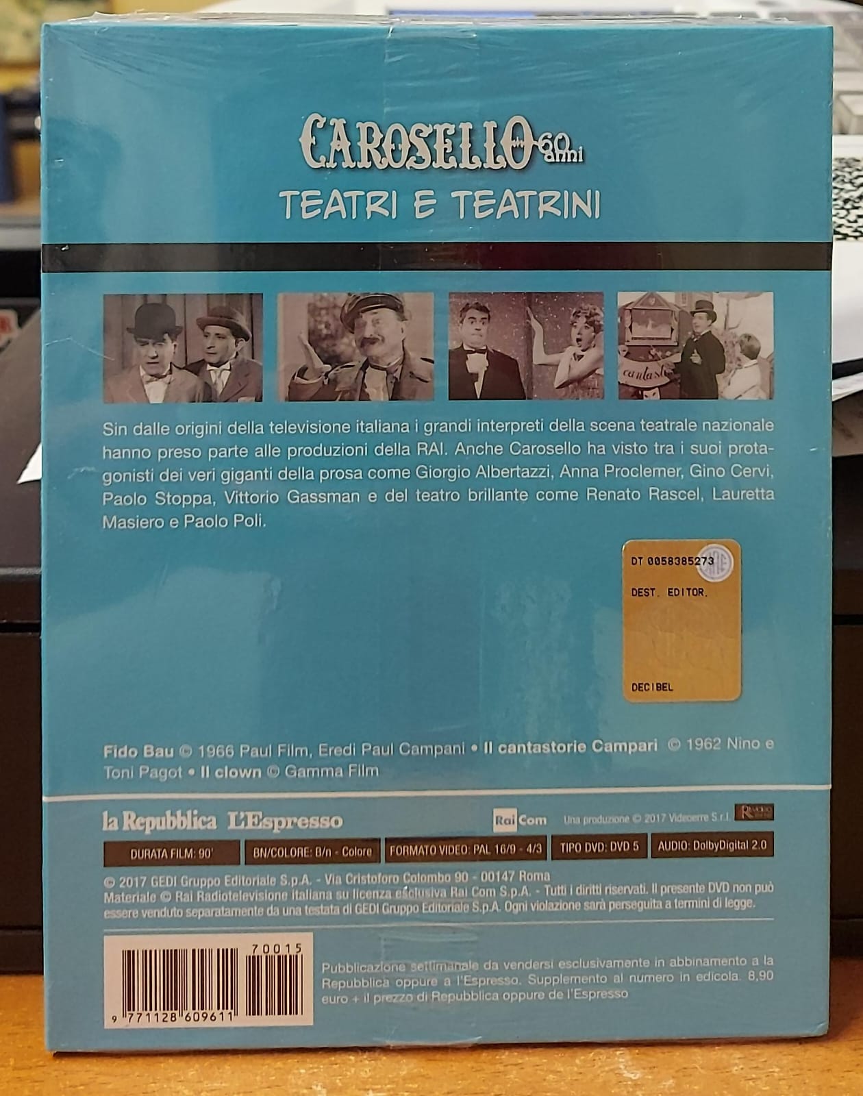 CAROSELLO 60 ANNI VOL.15 TEATRI E TEATRINI - NUOVO MAI APERTO