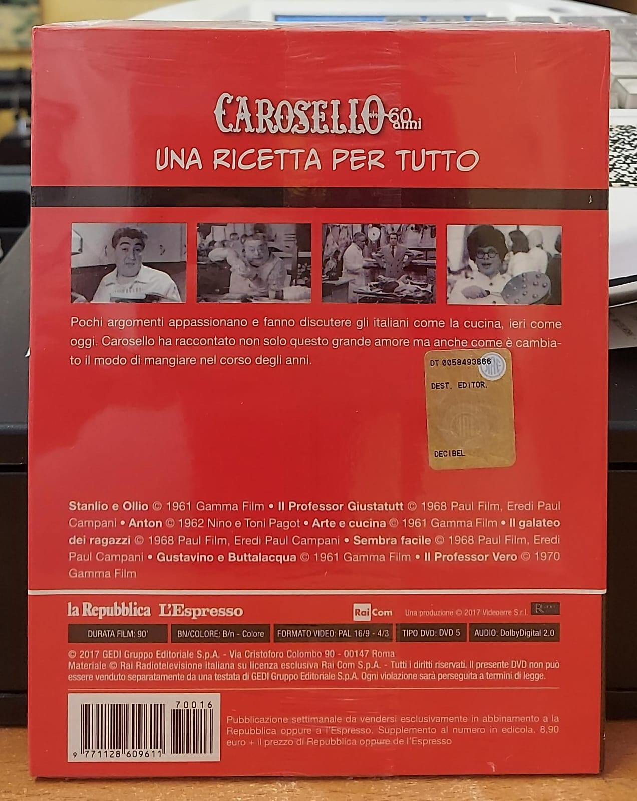 CAROSELLO 60 ANNI VOL.16 UNA RICETTA PER TUTTO - NUOVO MAI APERTO