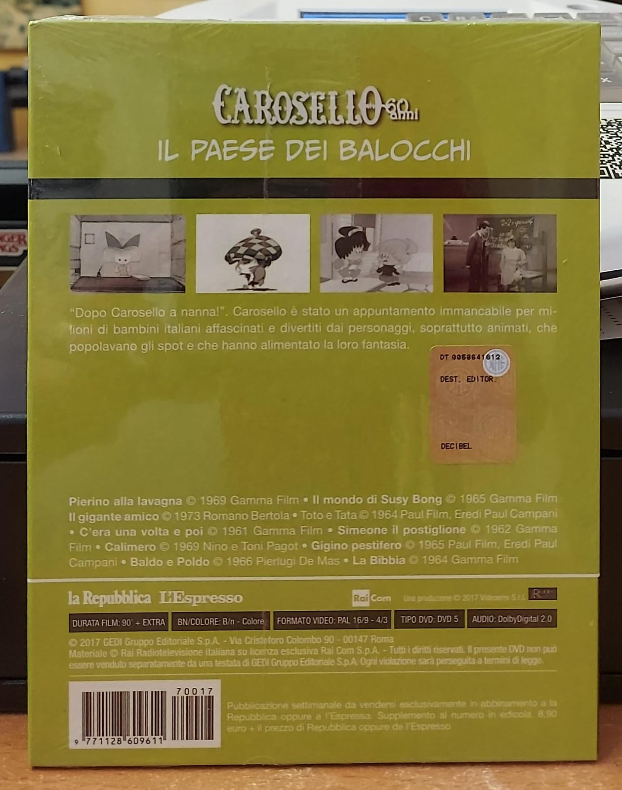 CAROSELLO 60 ANNI VOL.17 IL PAESE DEI BALOCCHI - NUOVO MAI APERTO