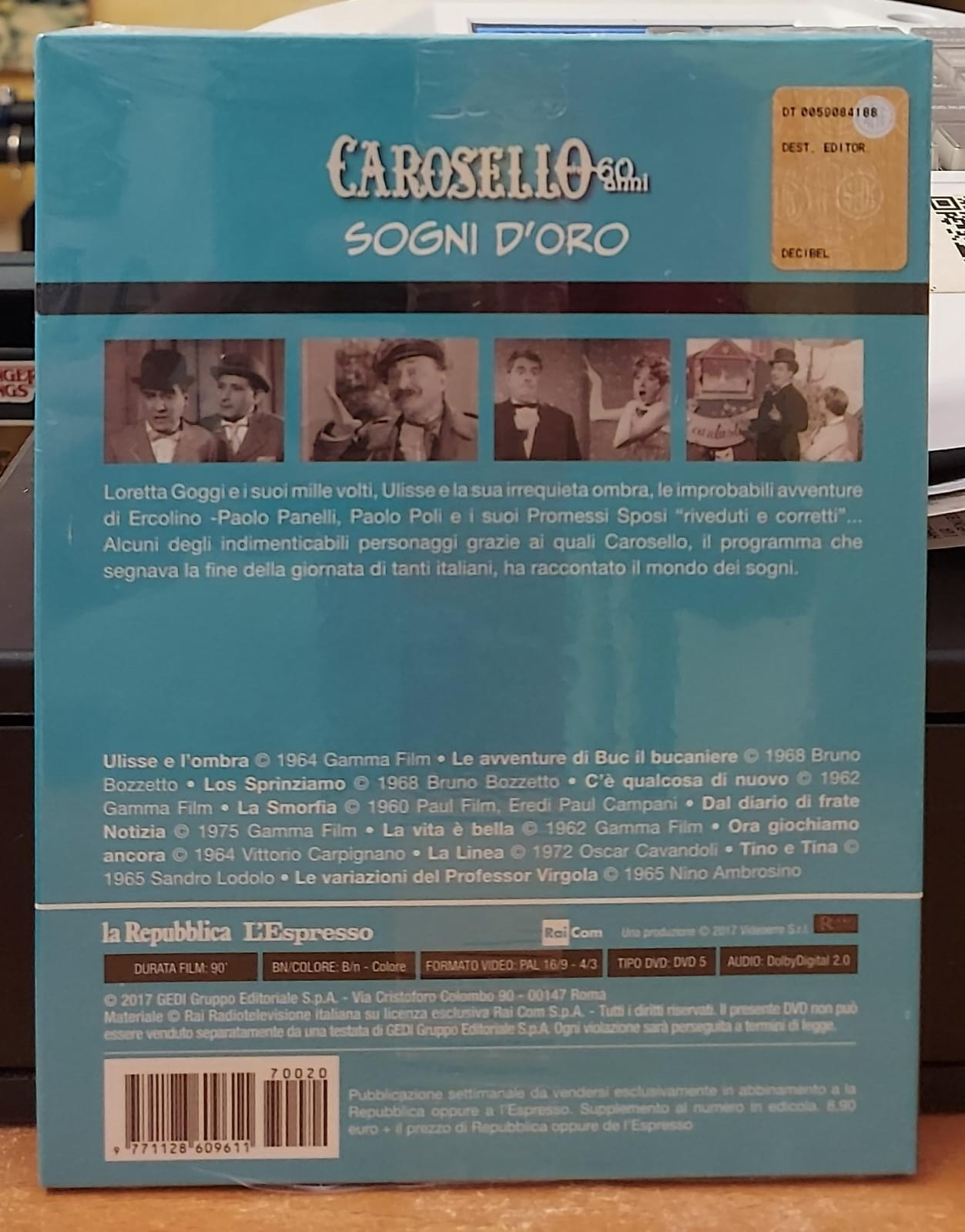 CAROSELLO 60 ANNI VOL.20 SOGNI D'ORO - NUOVO MAI APERTO