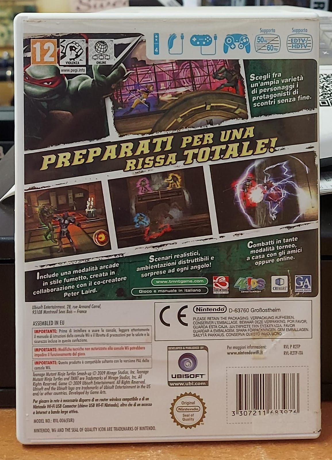 TEENAGE MUTANT NINJA TURTLES SMASH-UP