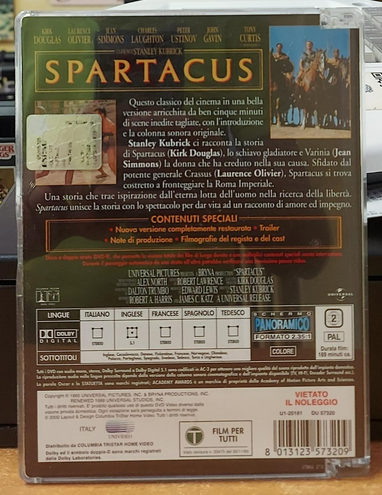 SPARTACUS - EDIZIONE JEWEL BOX