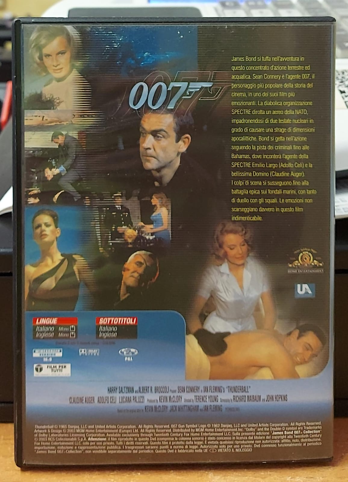 007 THUNDERBALL OPERAZIONE TUONO